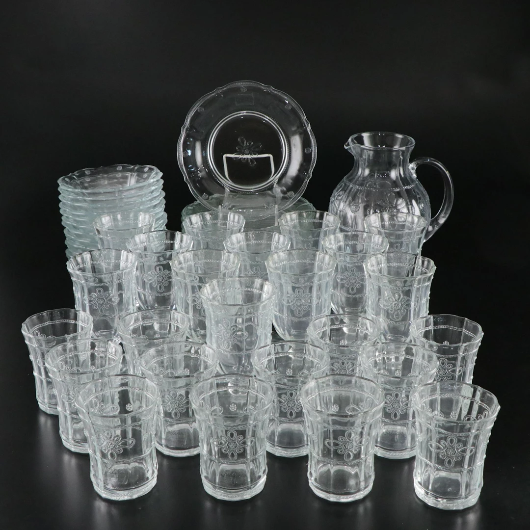 Juliska "Colette" Dessert Plates, Bowls, Pitcher, and More