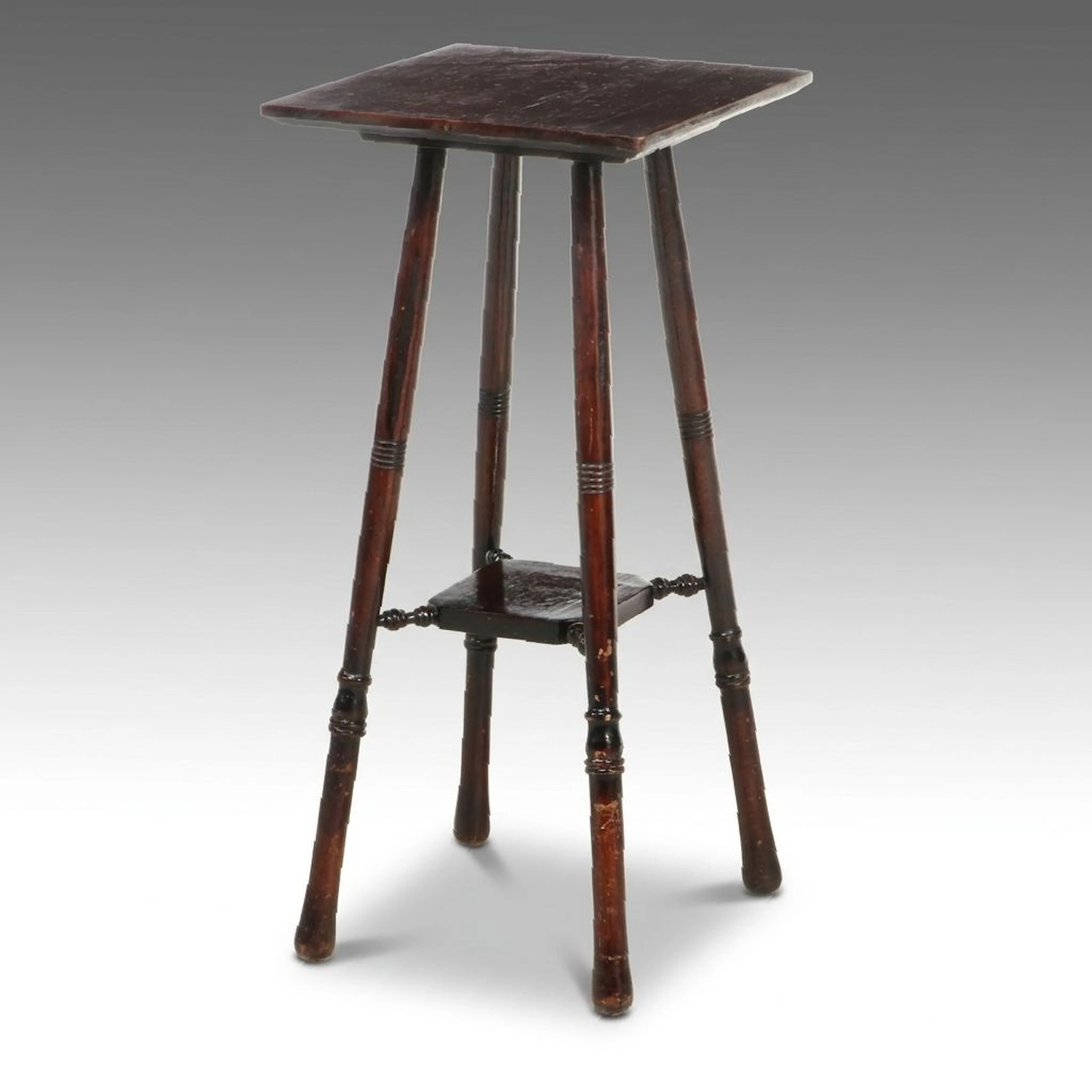 Aesthetic Movement Style Wooden Plant Stand, Late 19th to Early 20th Century