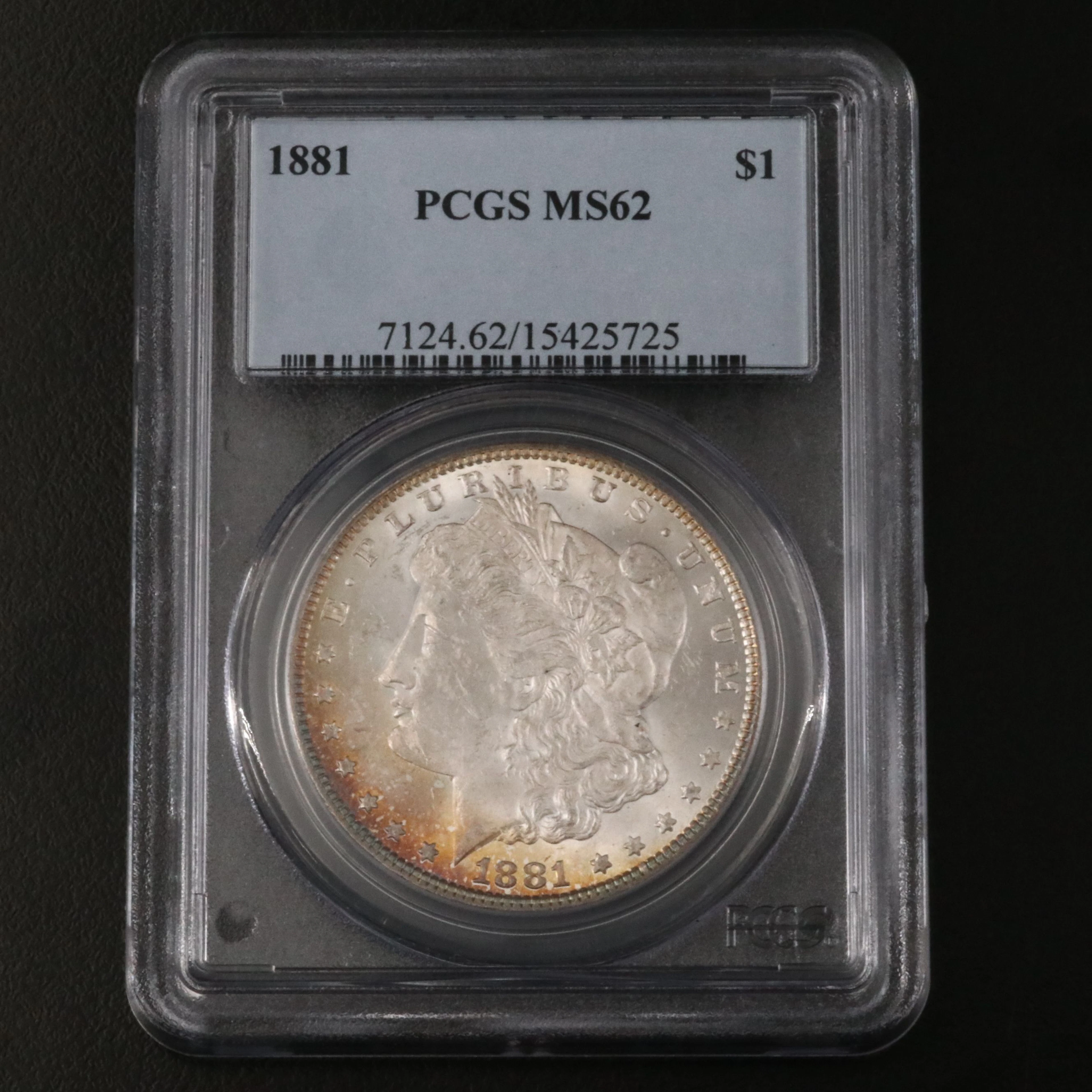 PCGS MS62 1881 Morgan Silver Dollar