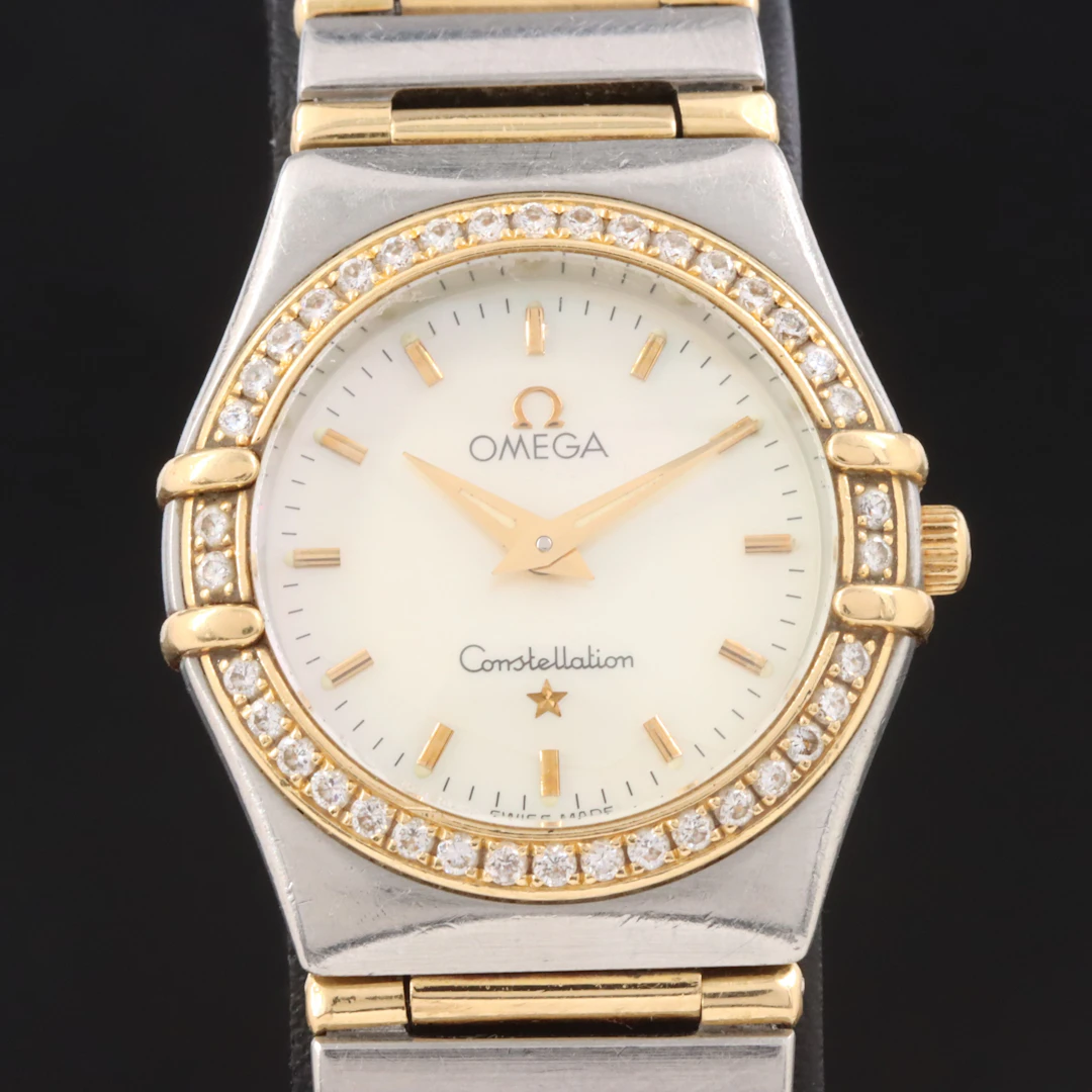 1993 Omega Constellation 18K and Stainless Steel Diamond Watch