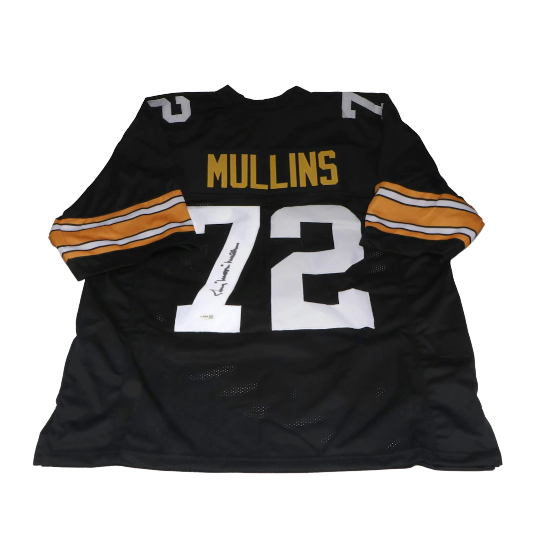 Gerry "Moon" Mullins Signed Pittsburgh Steelers Football Jersey, JSA