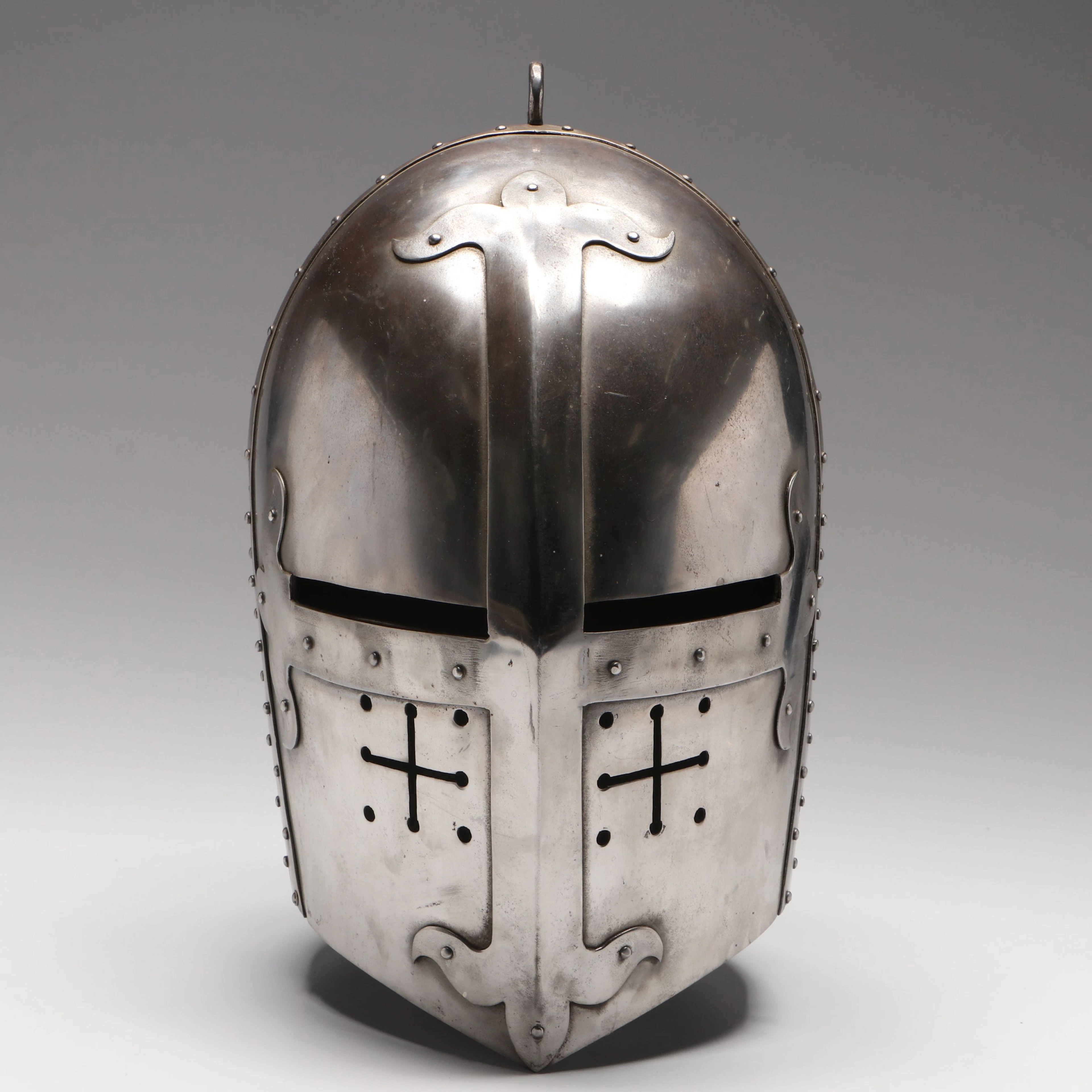 Medieval Style Crusader Knight Helmet