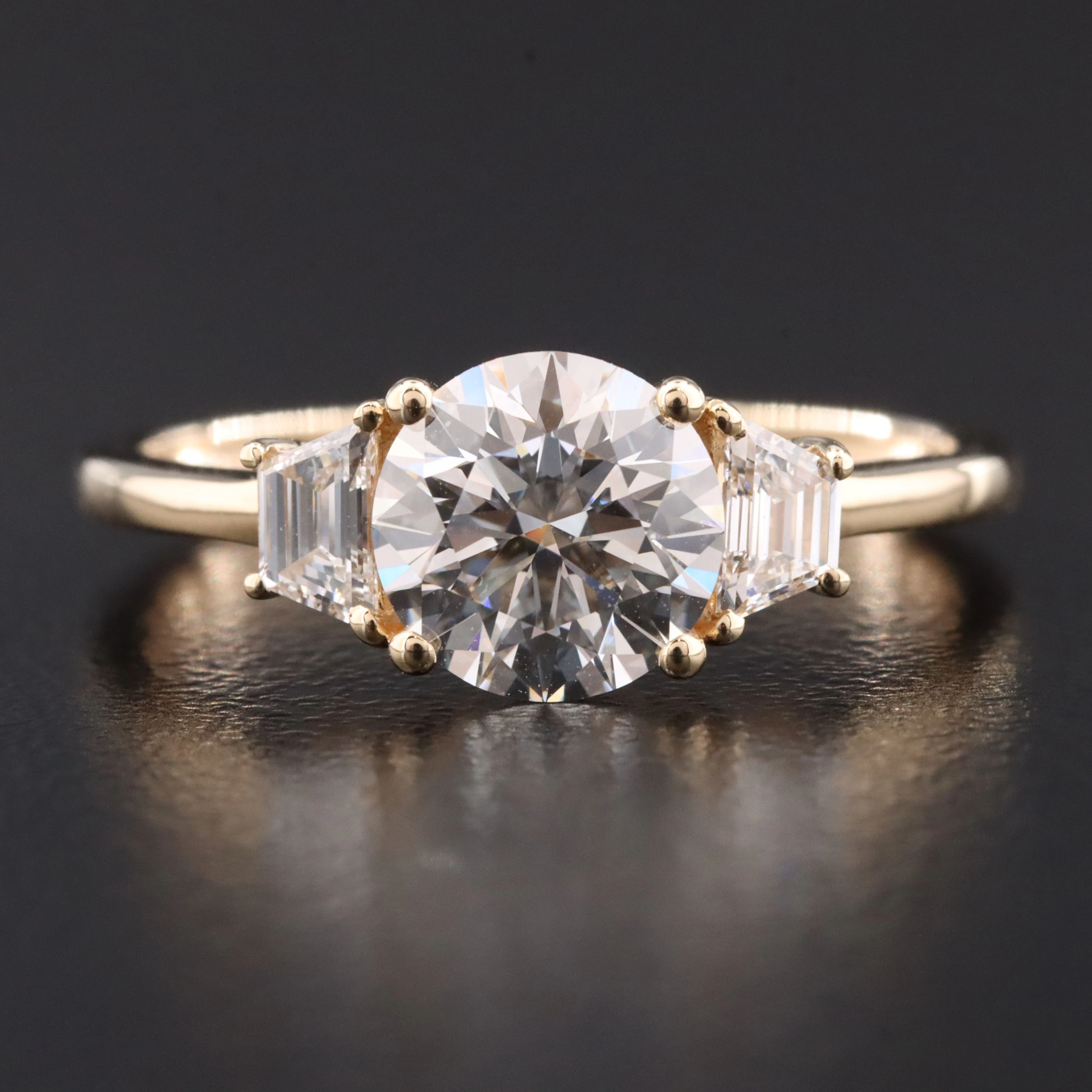 14K 1.52 CTW Lab Grown Diamond Ring with IGI Report