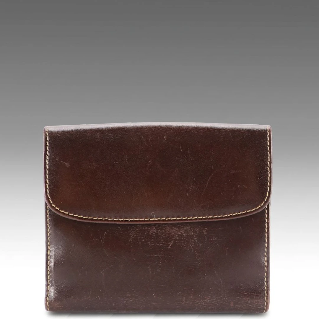 Fendi Bifold Wallet in Brown Leather