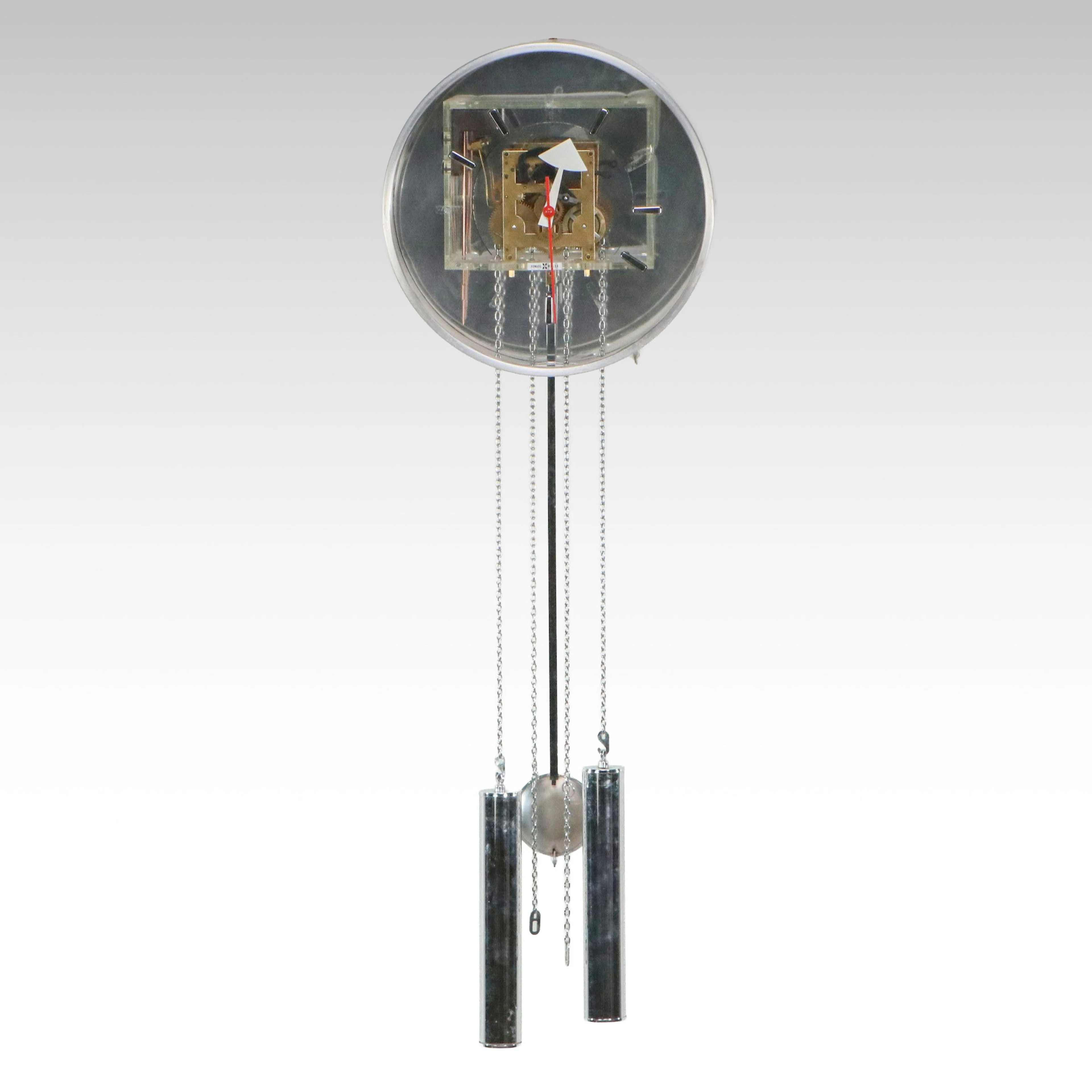 George Nelson for Howard Miller Modernist "Executive" Pendulum Wall Clock