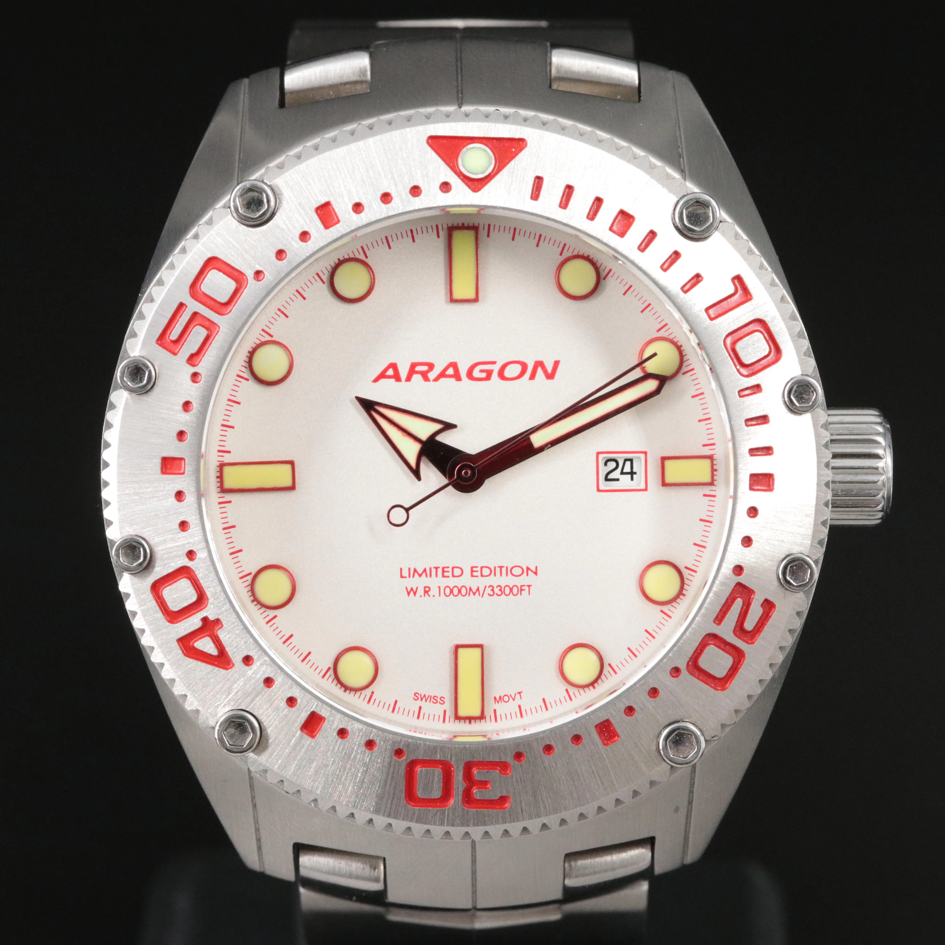 Aragon Divemaster Limited Edition 1000m Date Watch