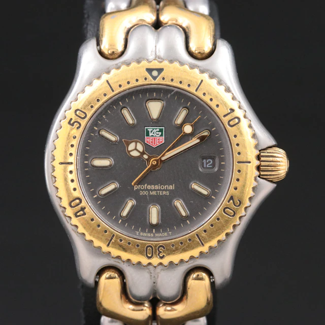 TAG Heuer S/eL Professional 200M Two Tone Swiss Quartz Watch # S95215