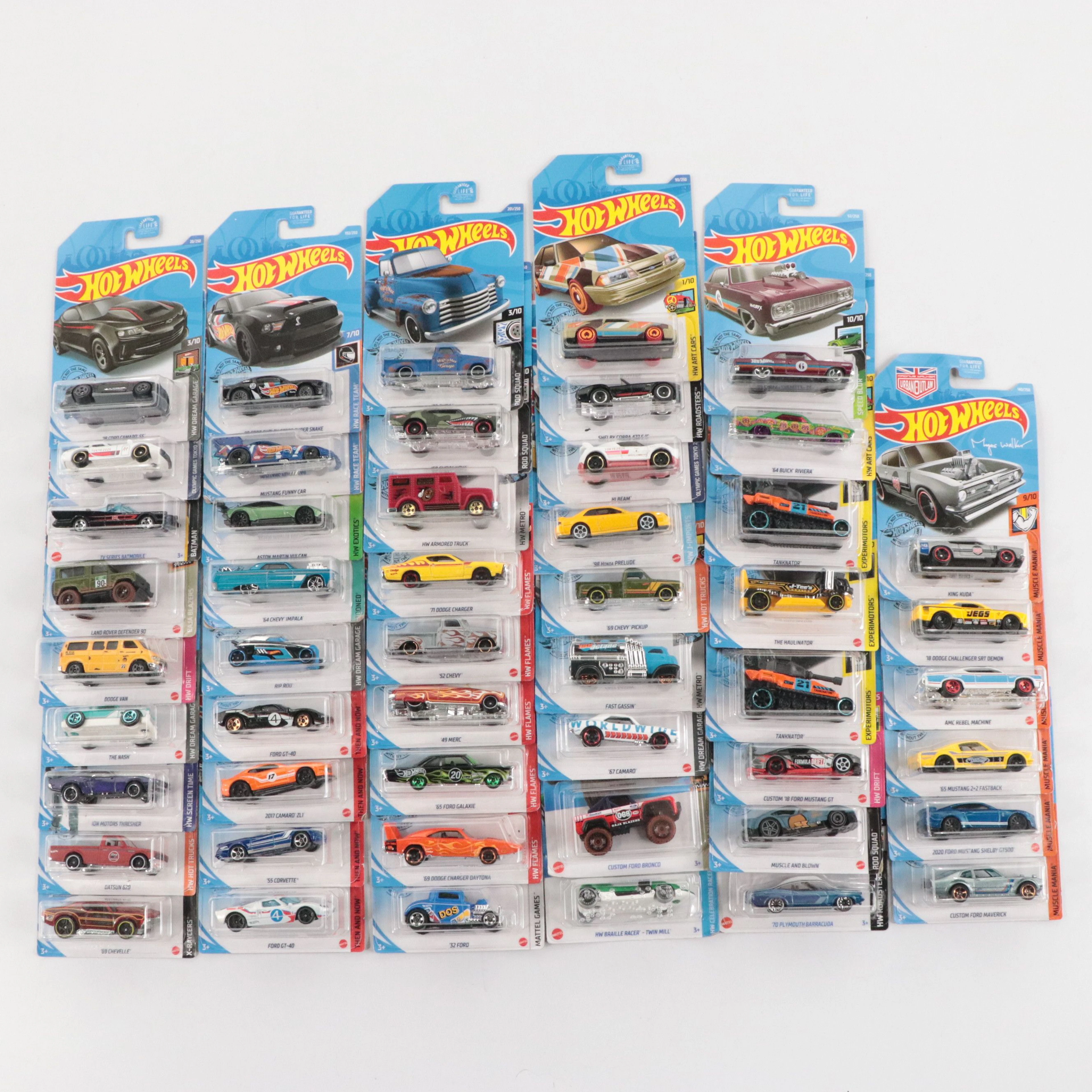 Mattel Hot Wheels Muscle Mania Series and More Diecast Cars