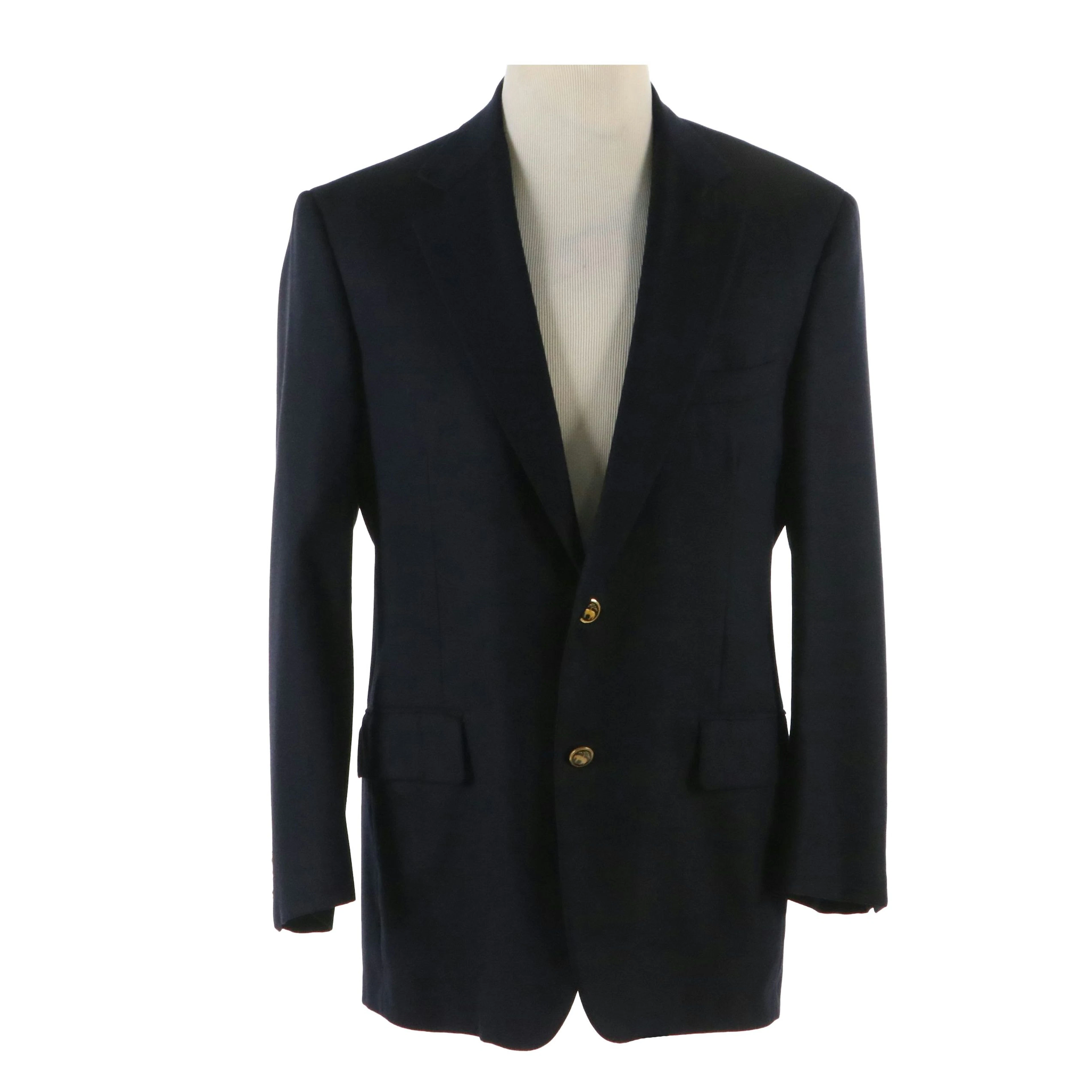 Men's Brooks Brothers Bespoke Golden Fleece Blazer in Loro Piana Navy Wool