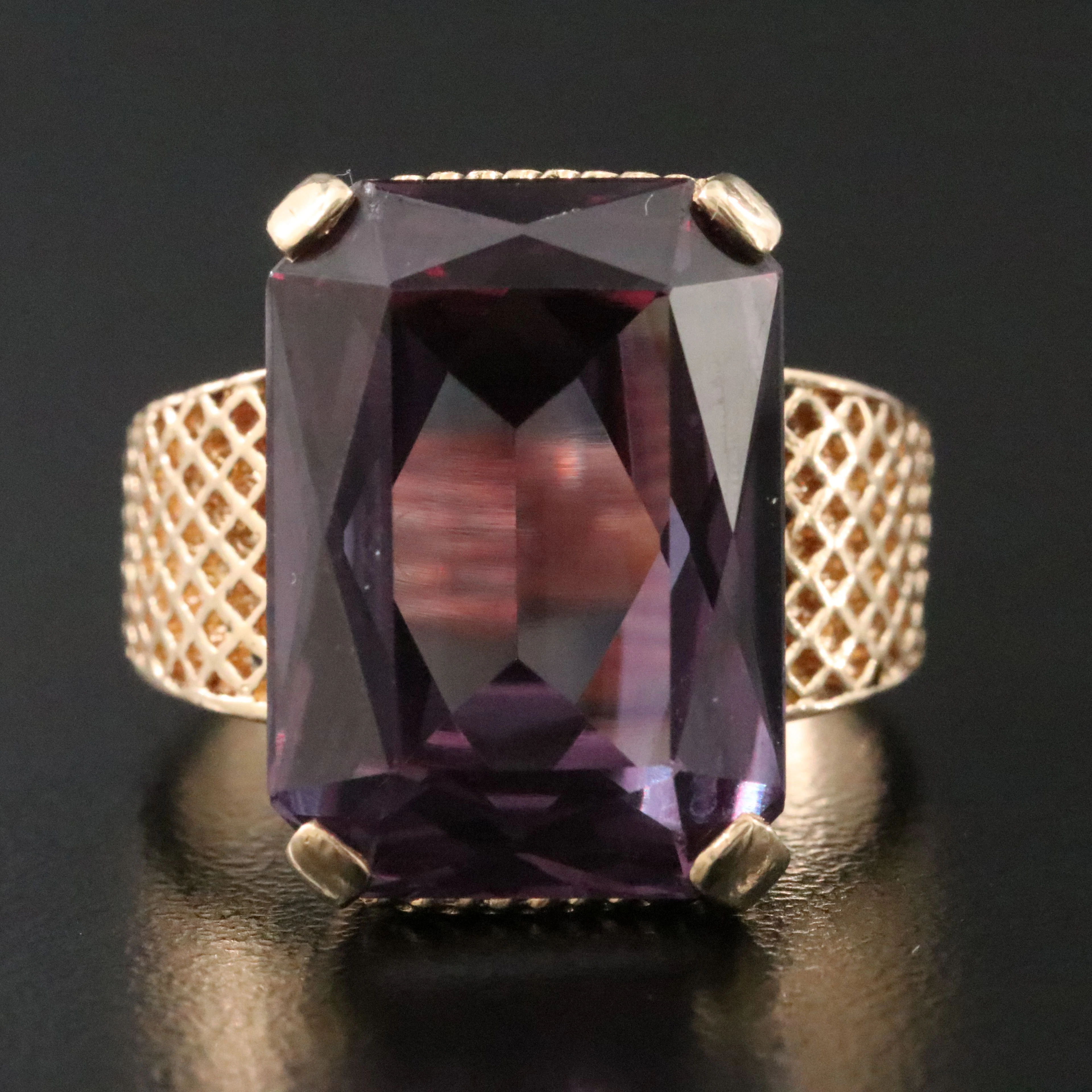 14K Sapphire Ring