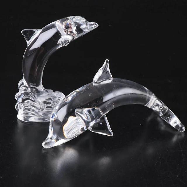 Waterford Crystal with Other Glass Dolphin