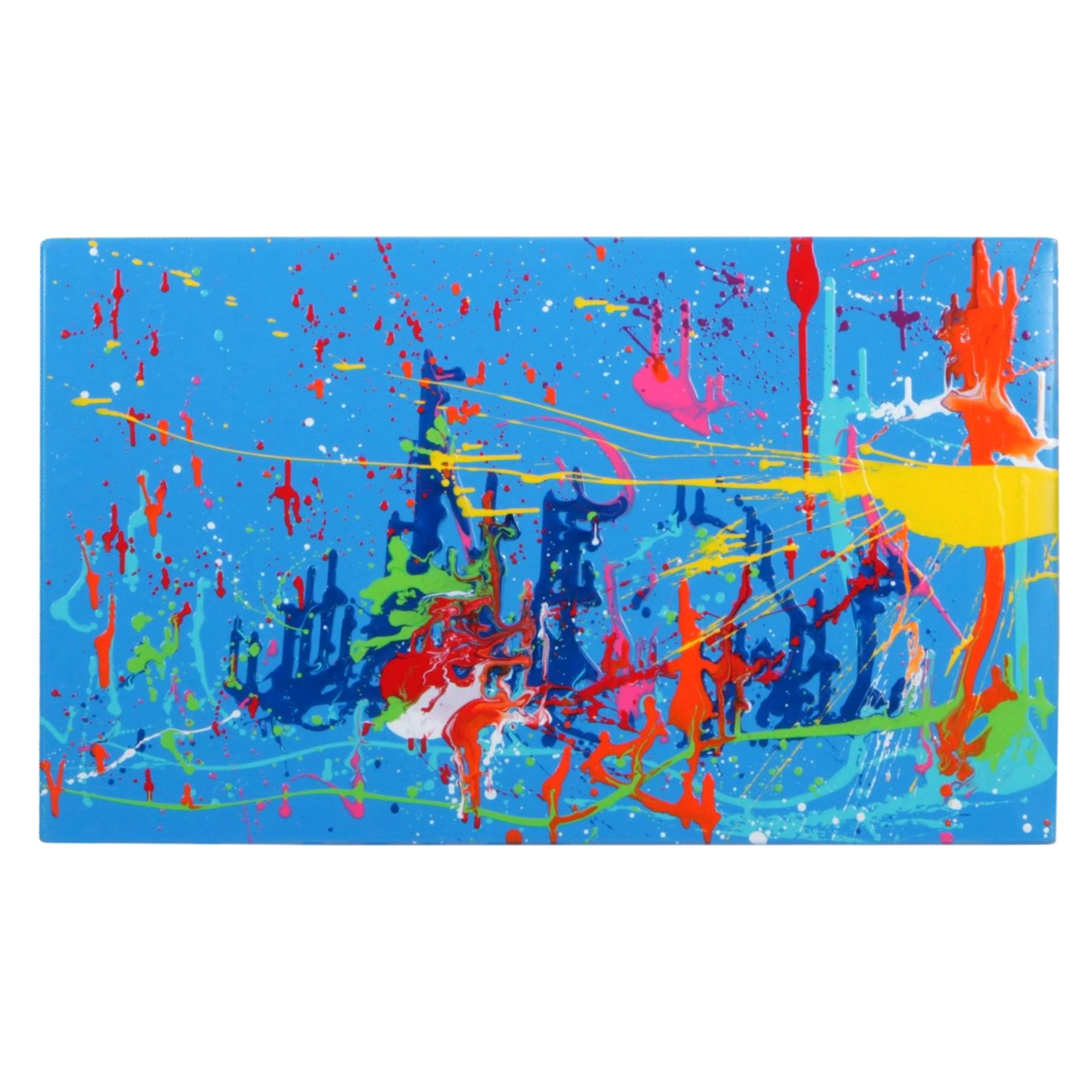 Mac Worthington Abstract Acrylic Painting on Metal, 2019