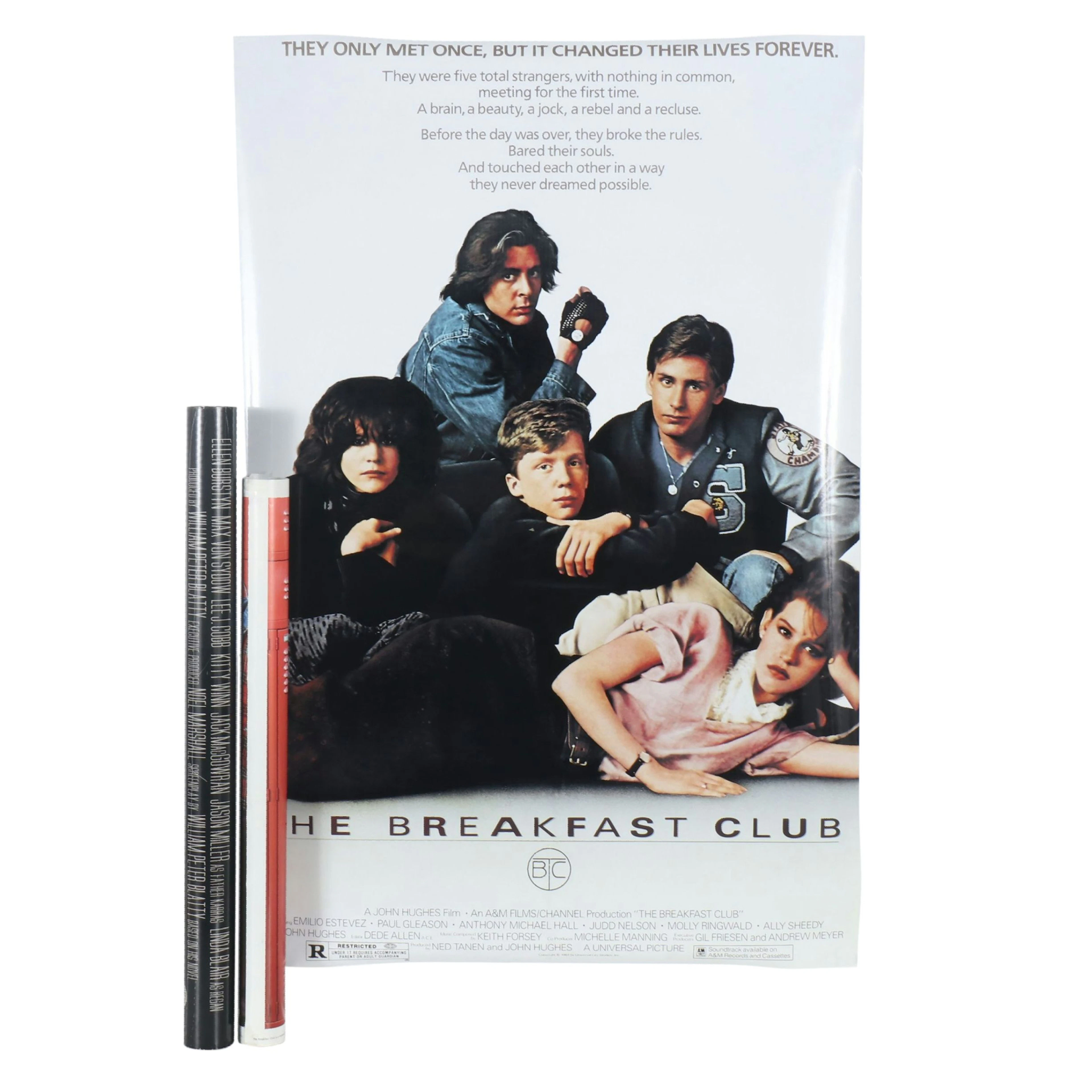 Offset Lithograph Posters "The Breakfast Club" and "The Exorcist," 21st Century
