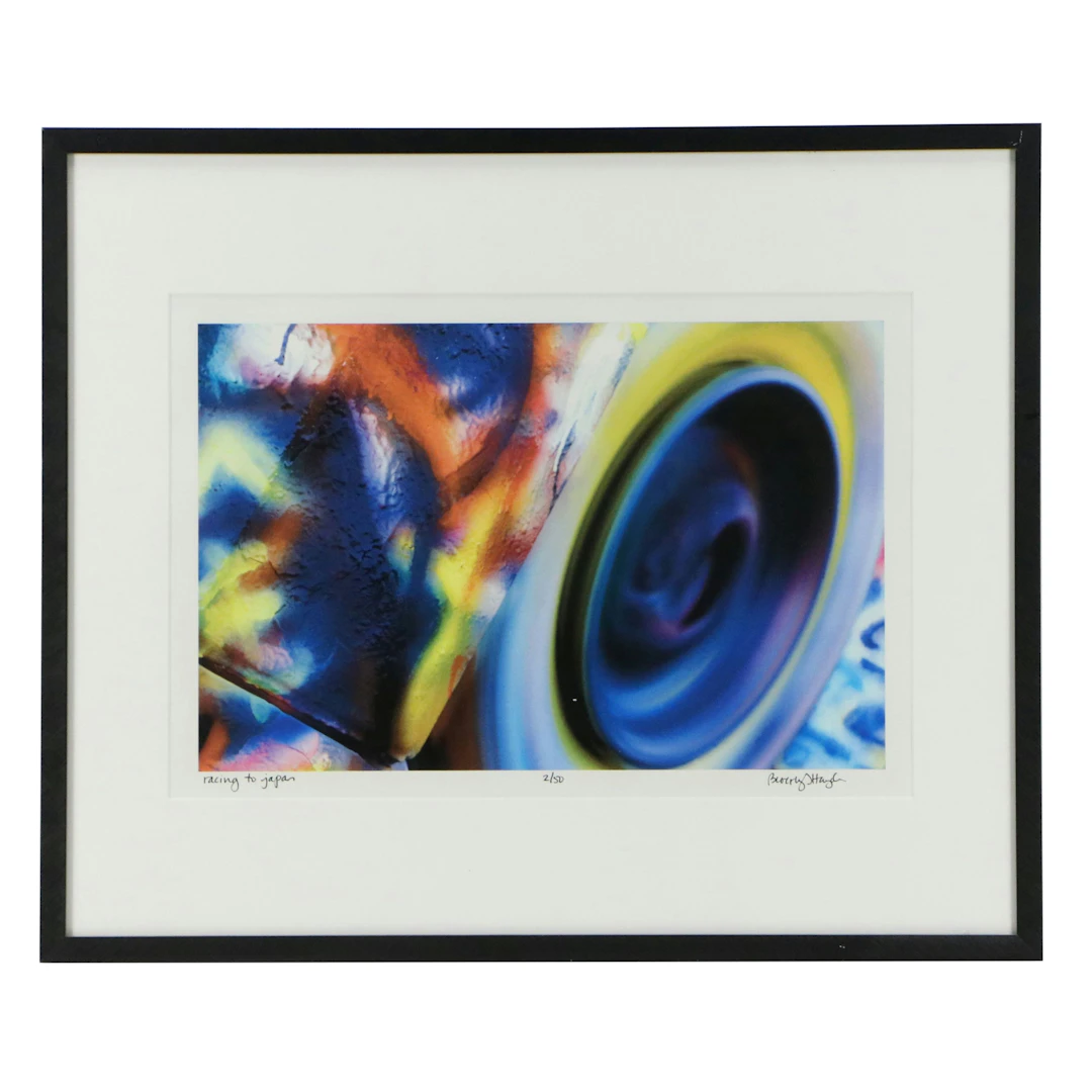 Beverly Hayden Digital Print "Racing to Japan," 21st Century