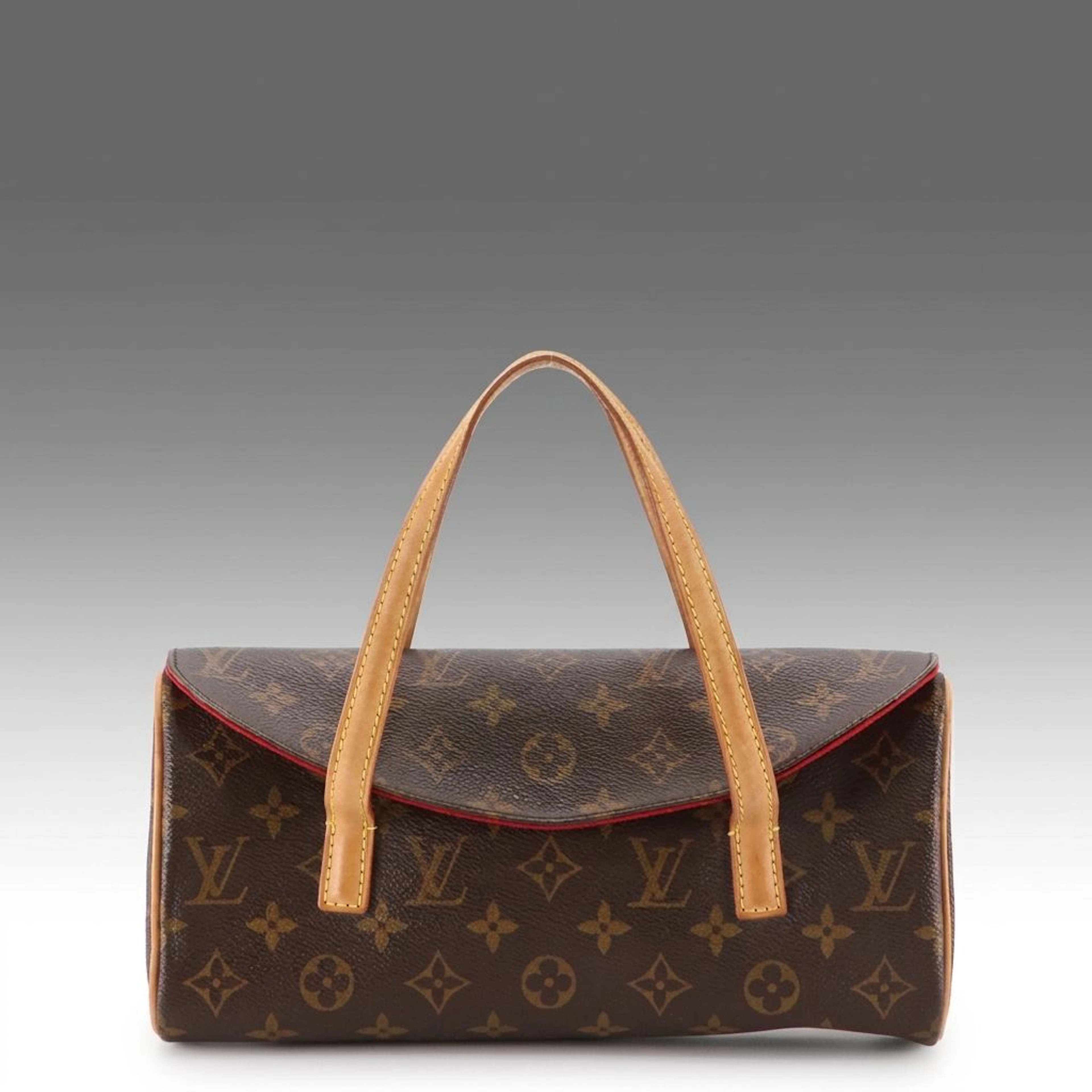 Louis Vuitton Sonatine Handbag in Monogram Canvas and Vachetta Leather