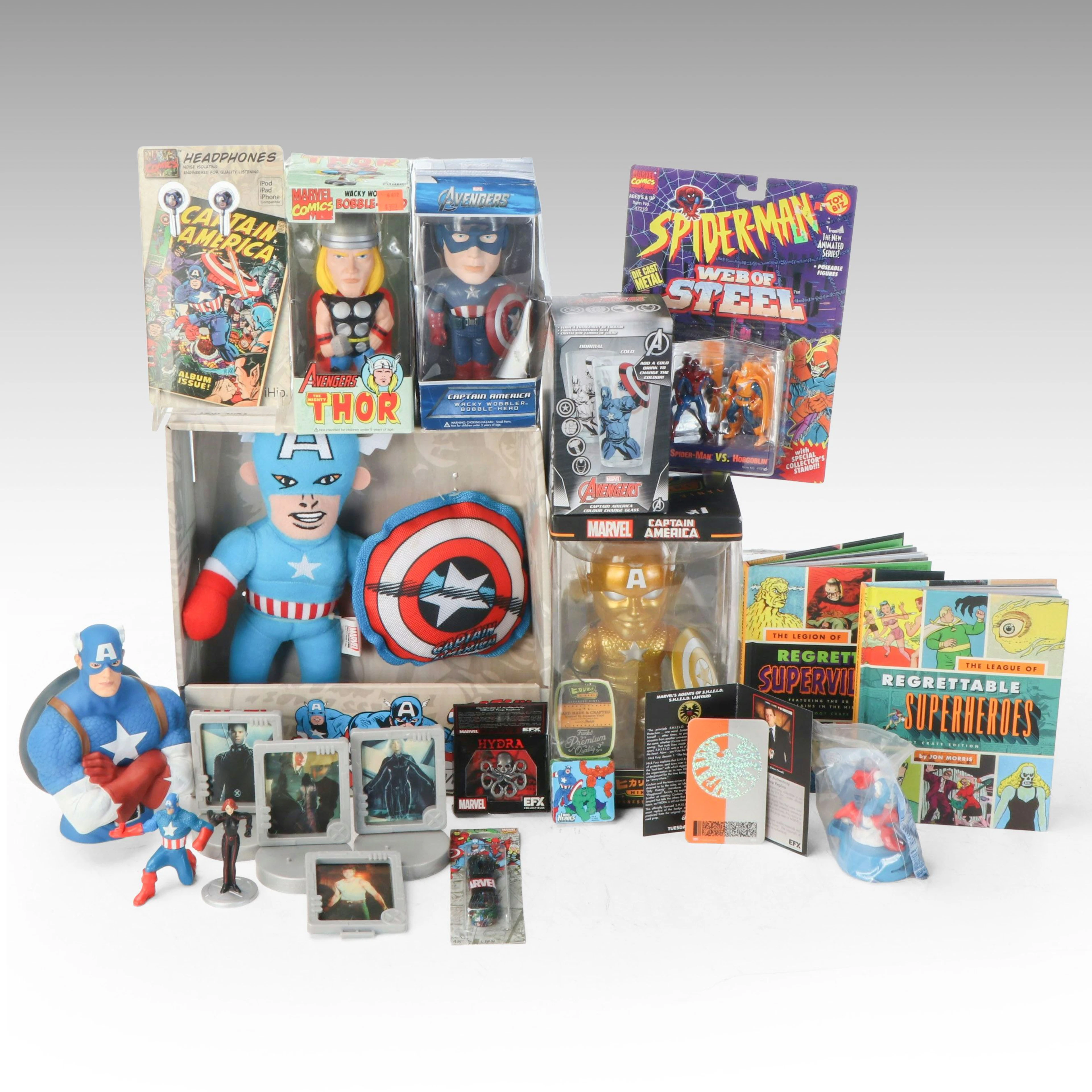 Captain America, Spider-Man and More Marvel Figurines and Toys