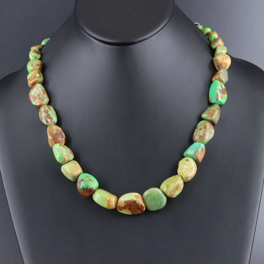Desert Rose Trading Sterling Turquoise Necklace