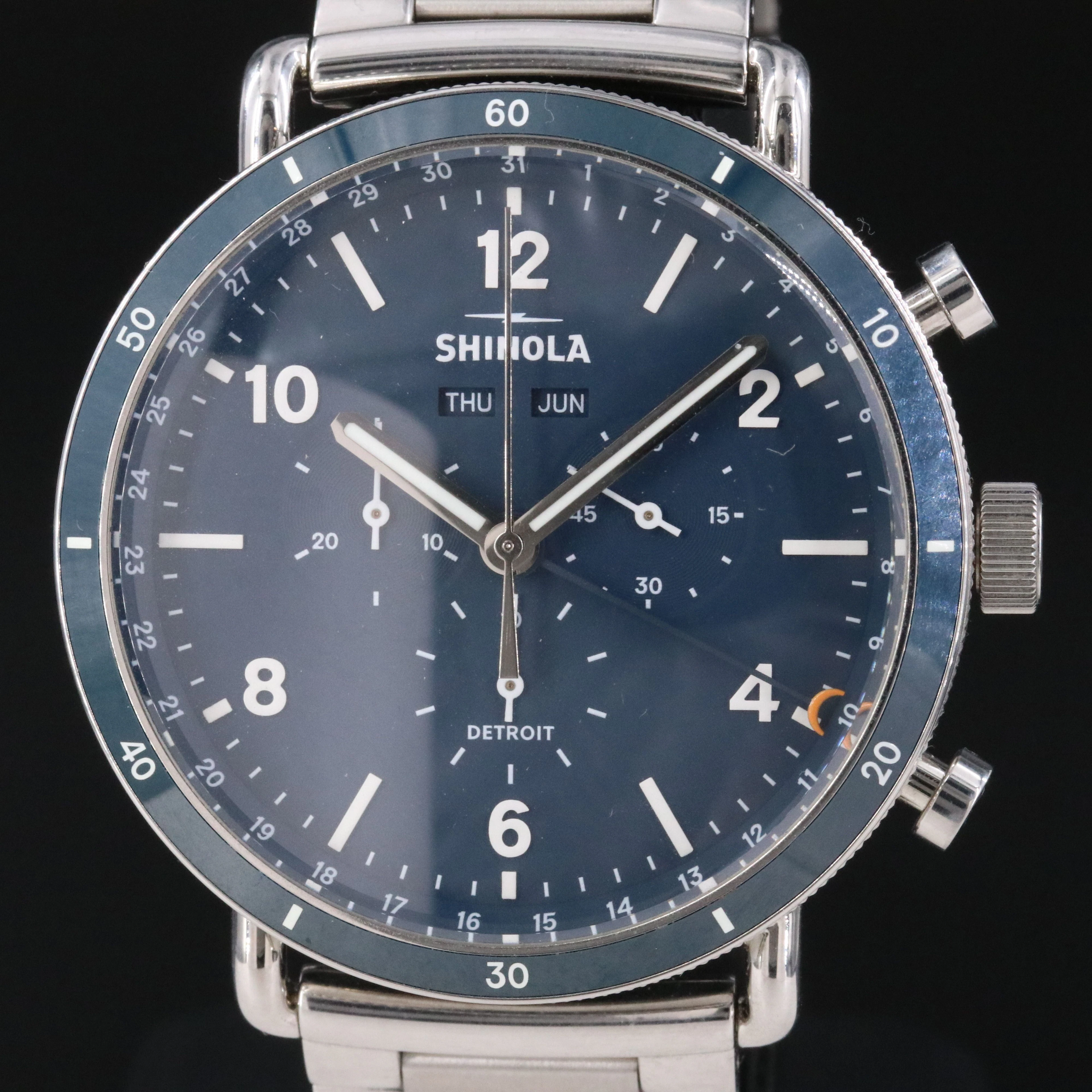 Shinola Canfield Sport Chronograph 45mm Quartz Watch SO120089890