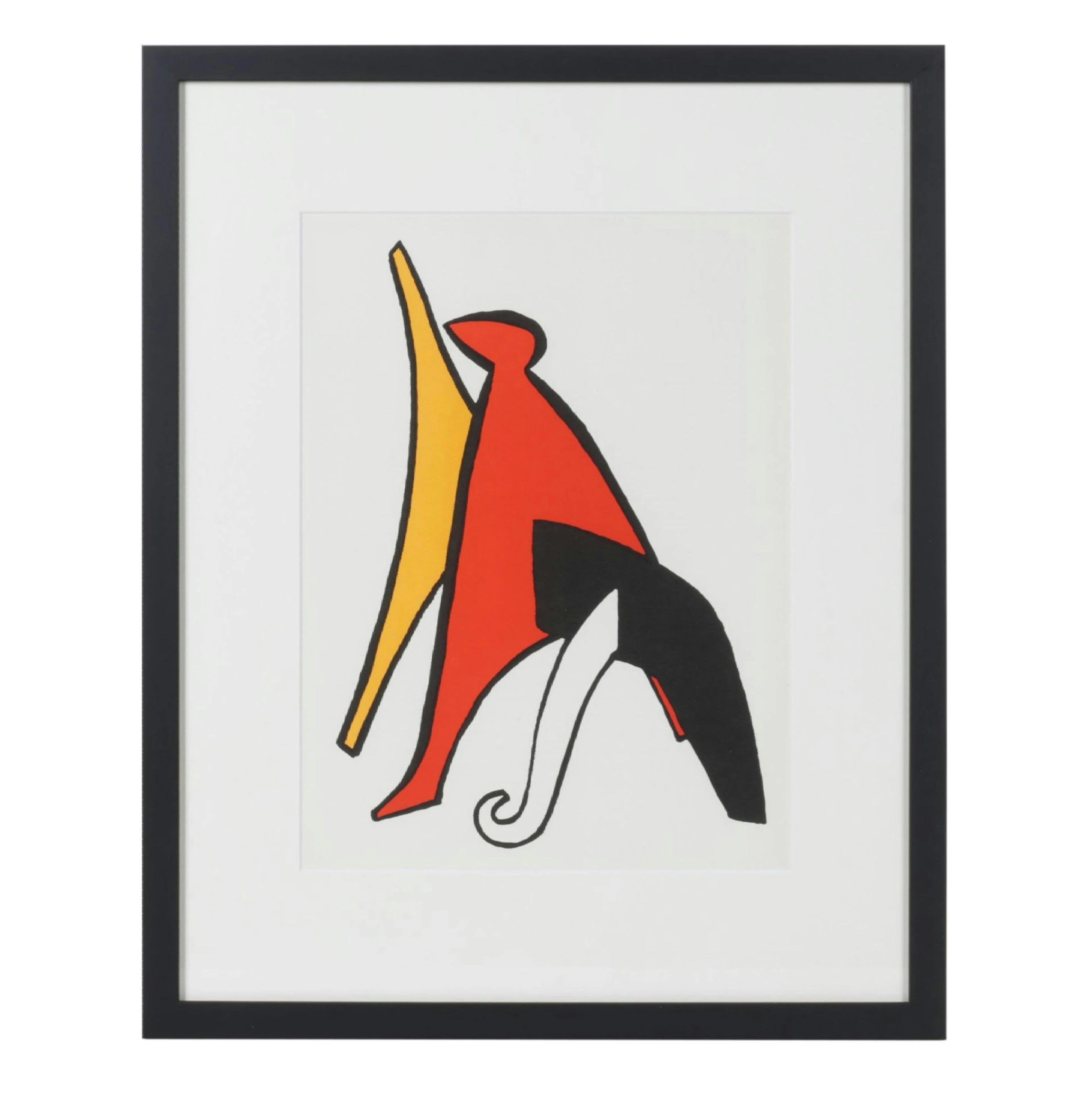 Alexander Calder Color Lithograph for "Derrière le Miroir" no. 141, 1963
