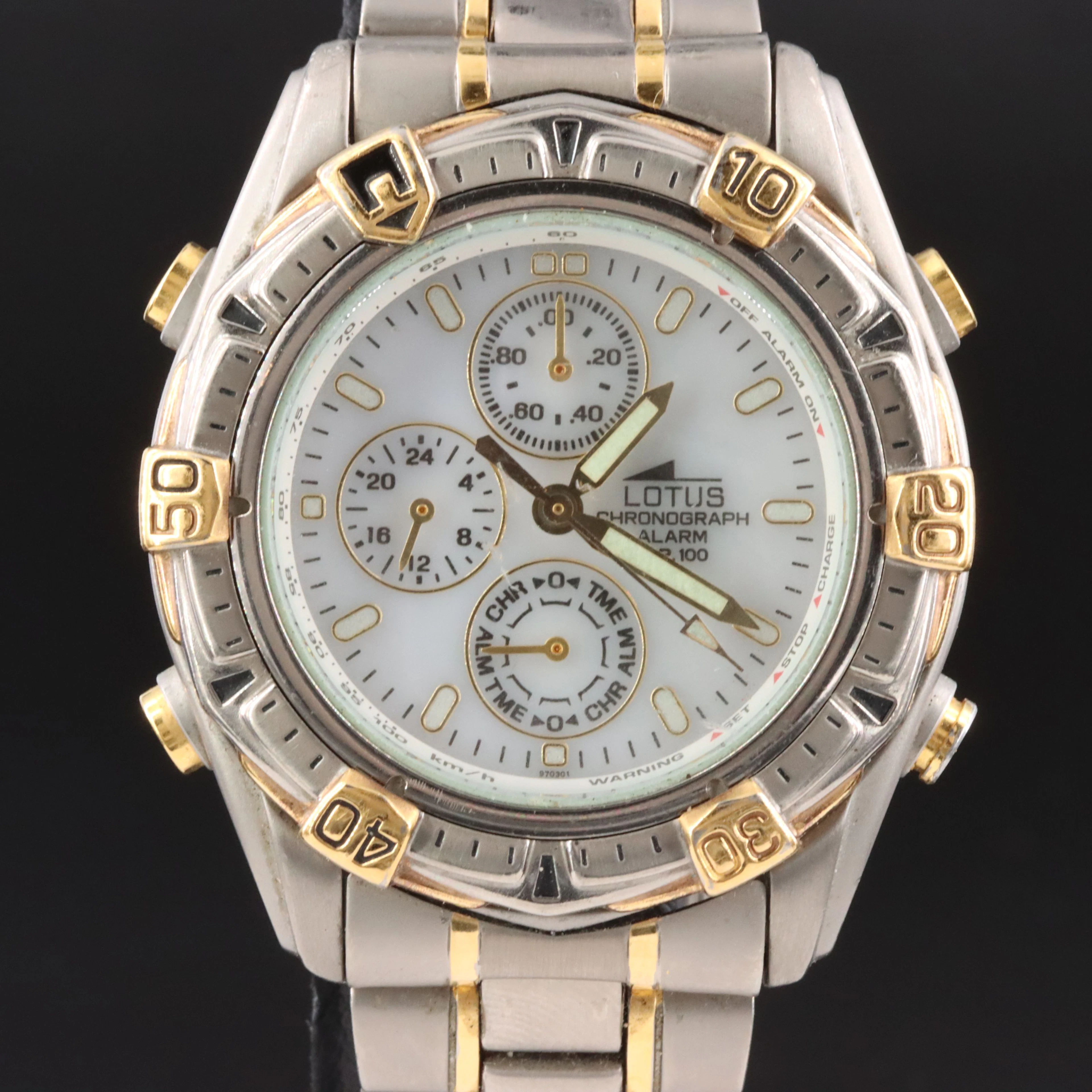 Lotus Multifunction Titanium Quartz Watch