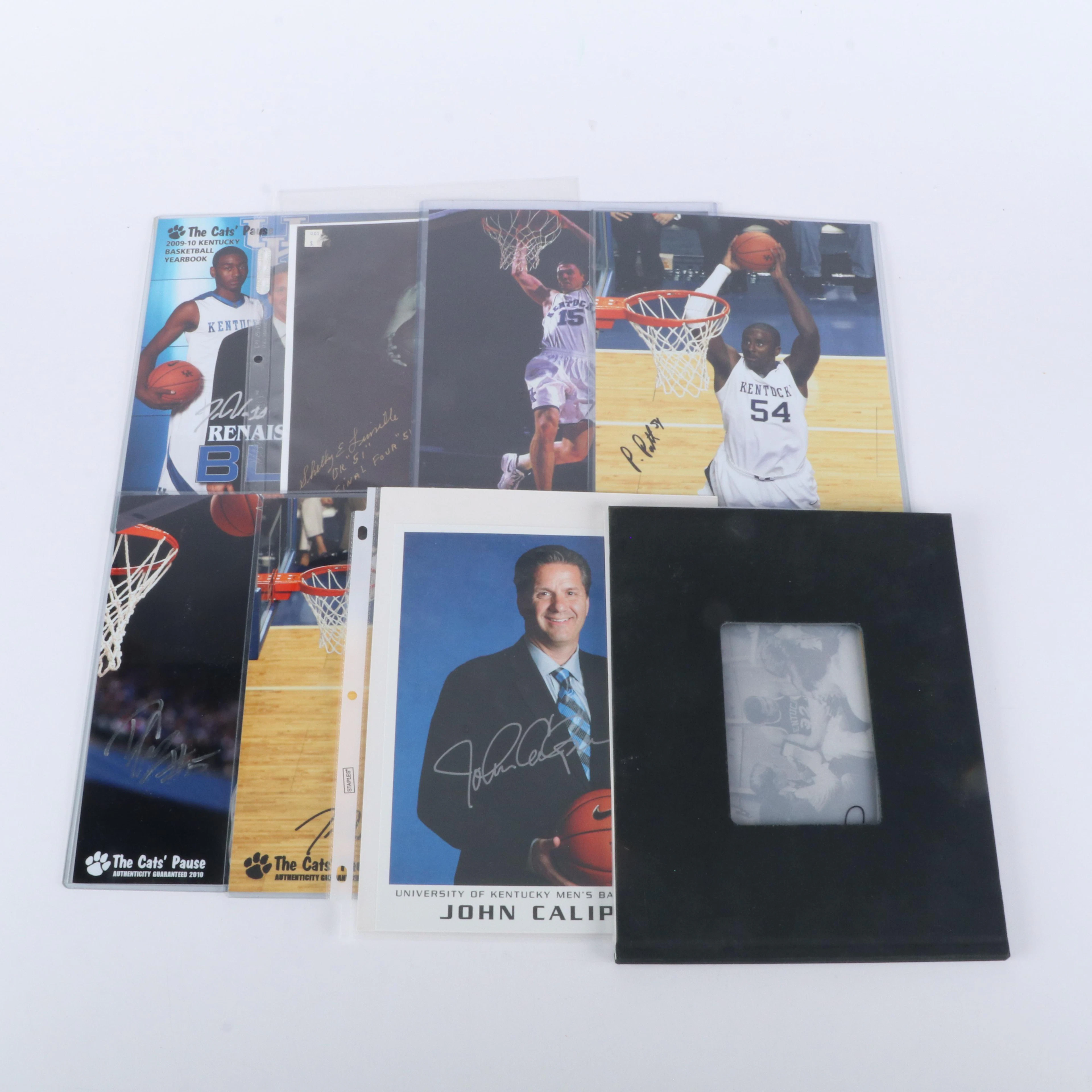 University of Kentucky Signed Basketball Prints Featuring John Calipari