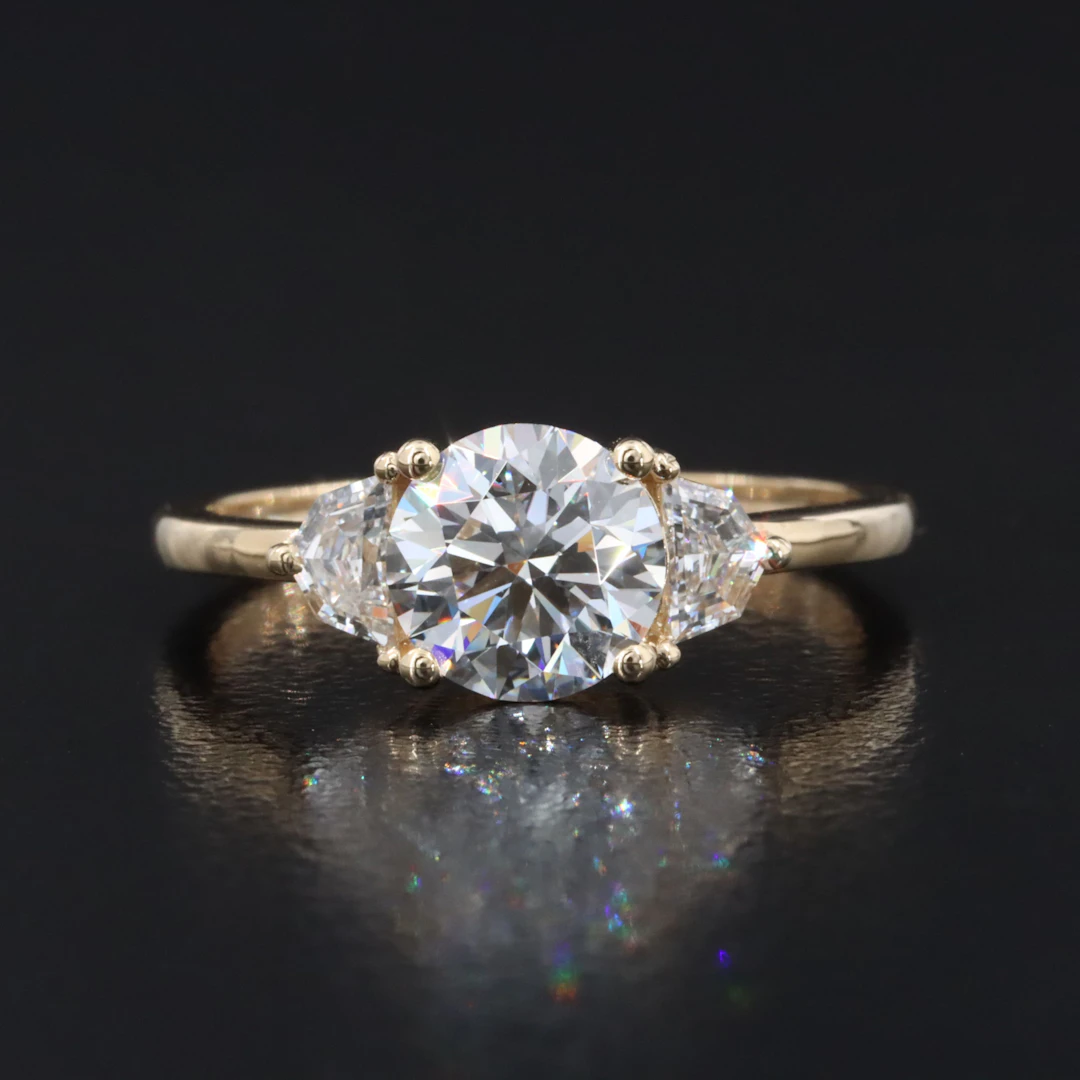 14K 1.57 CTW Lab Grown Diamond Ring with IGI Report