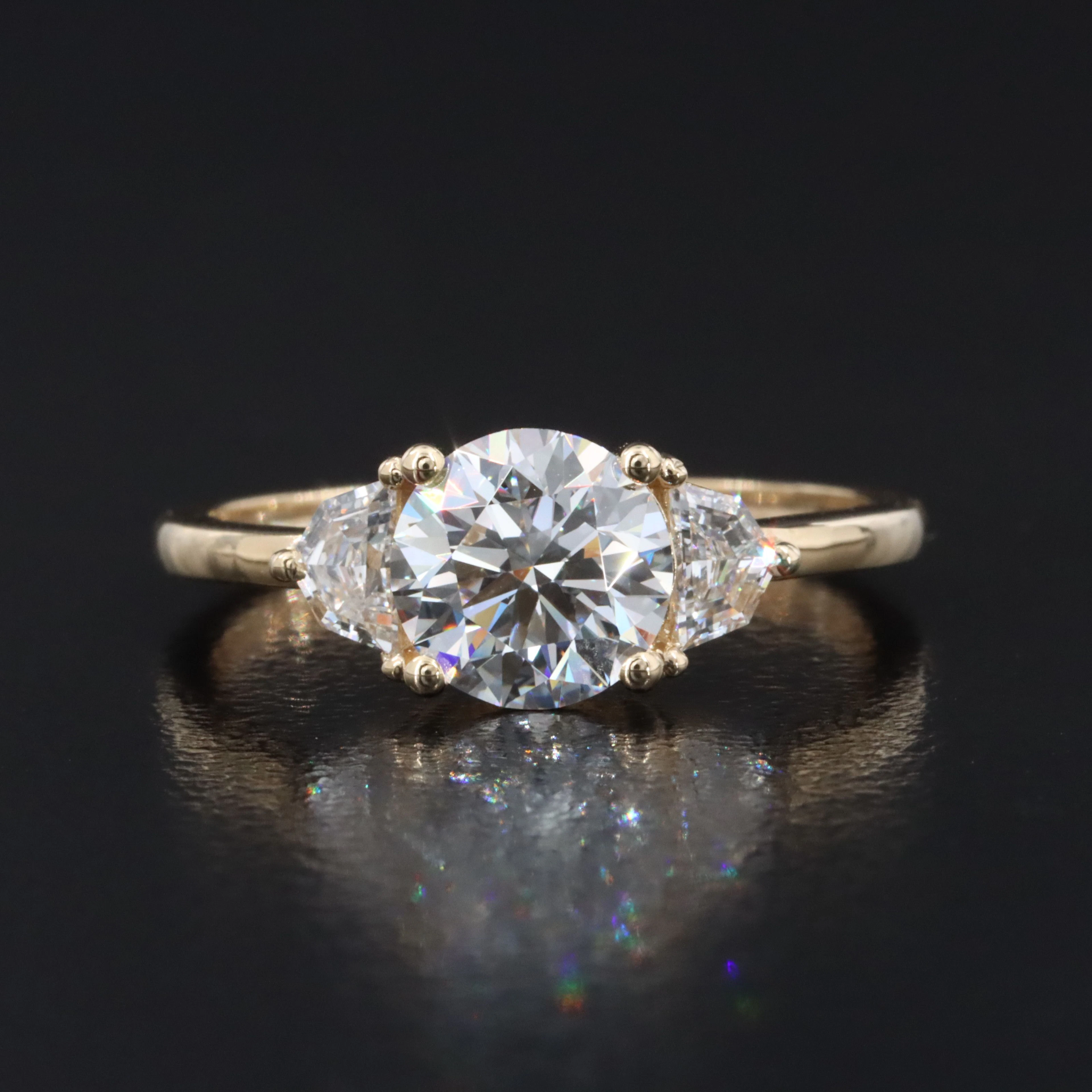 14K 1.57 CTW Lab Grown Diamond Ring with IGI Report