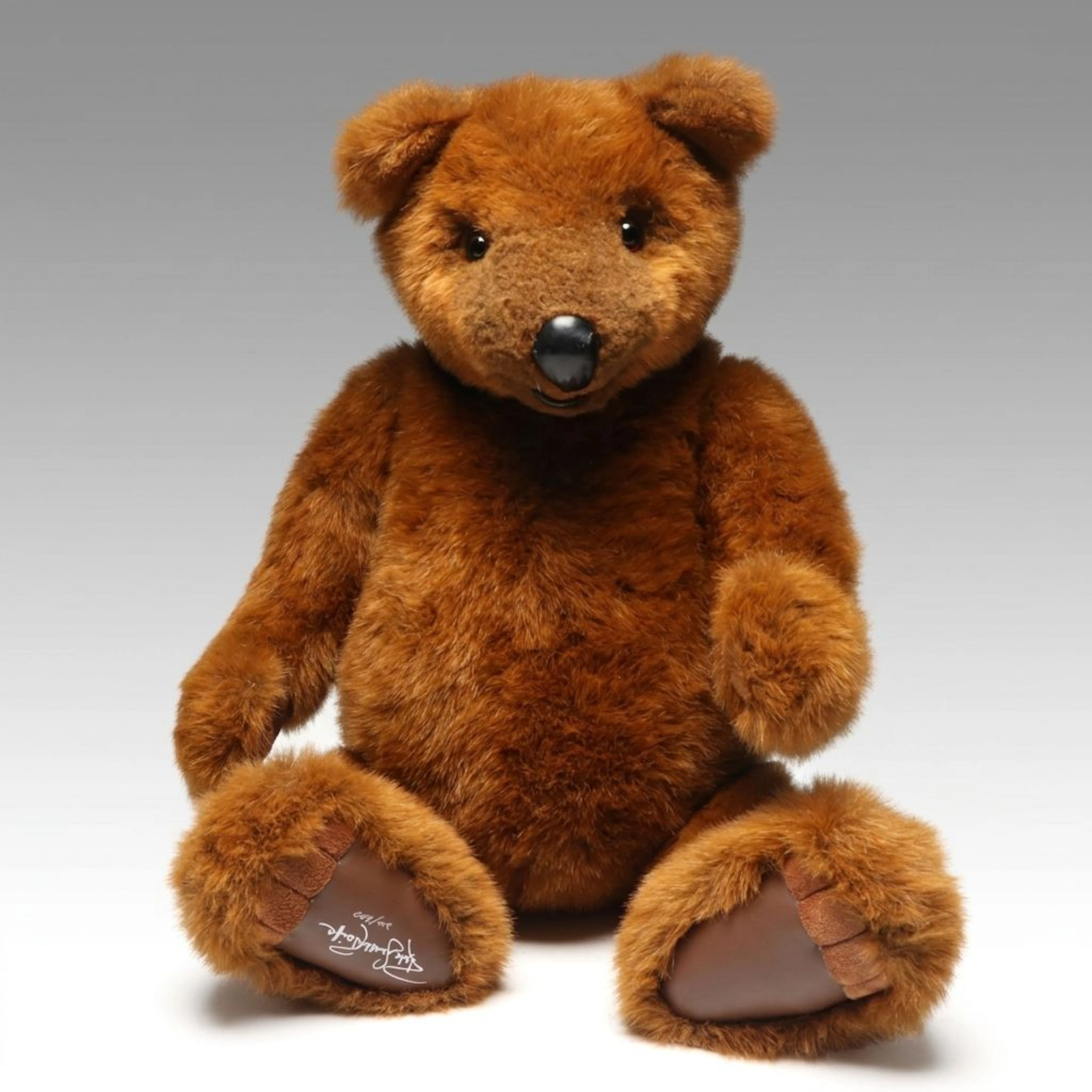 GUND "Rockafella" Articulating Stuffed Bear, 1990s