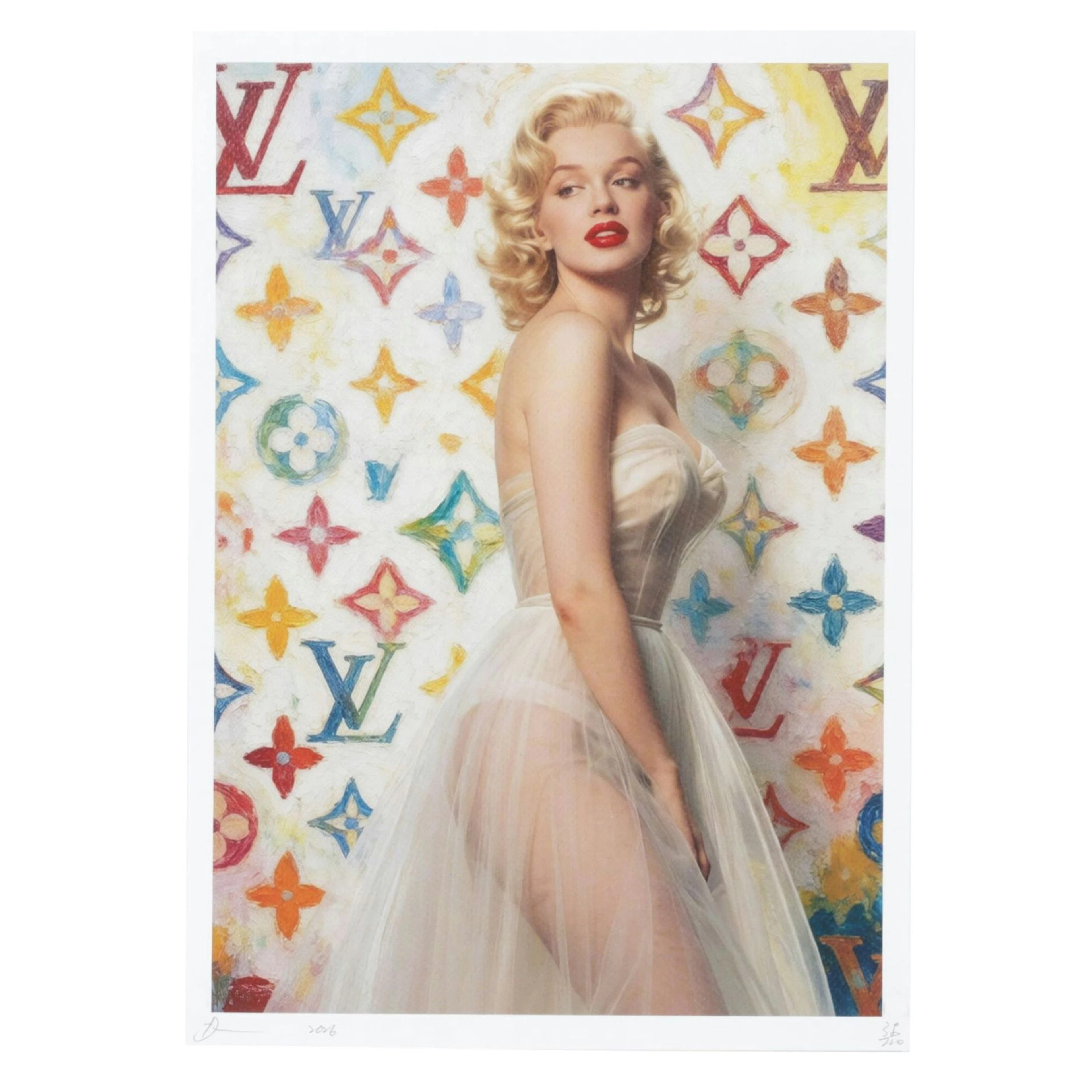 Death NYC Pop Art Graphic Print Homage to Marilyn Monroe x Louis Vuitton, 2026