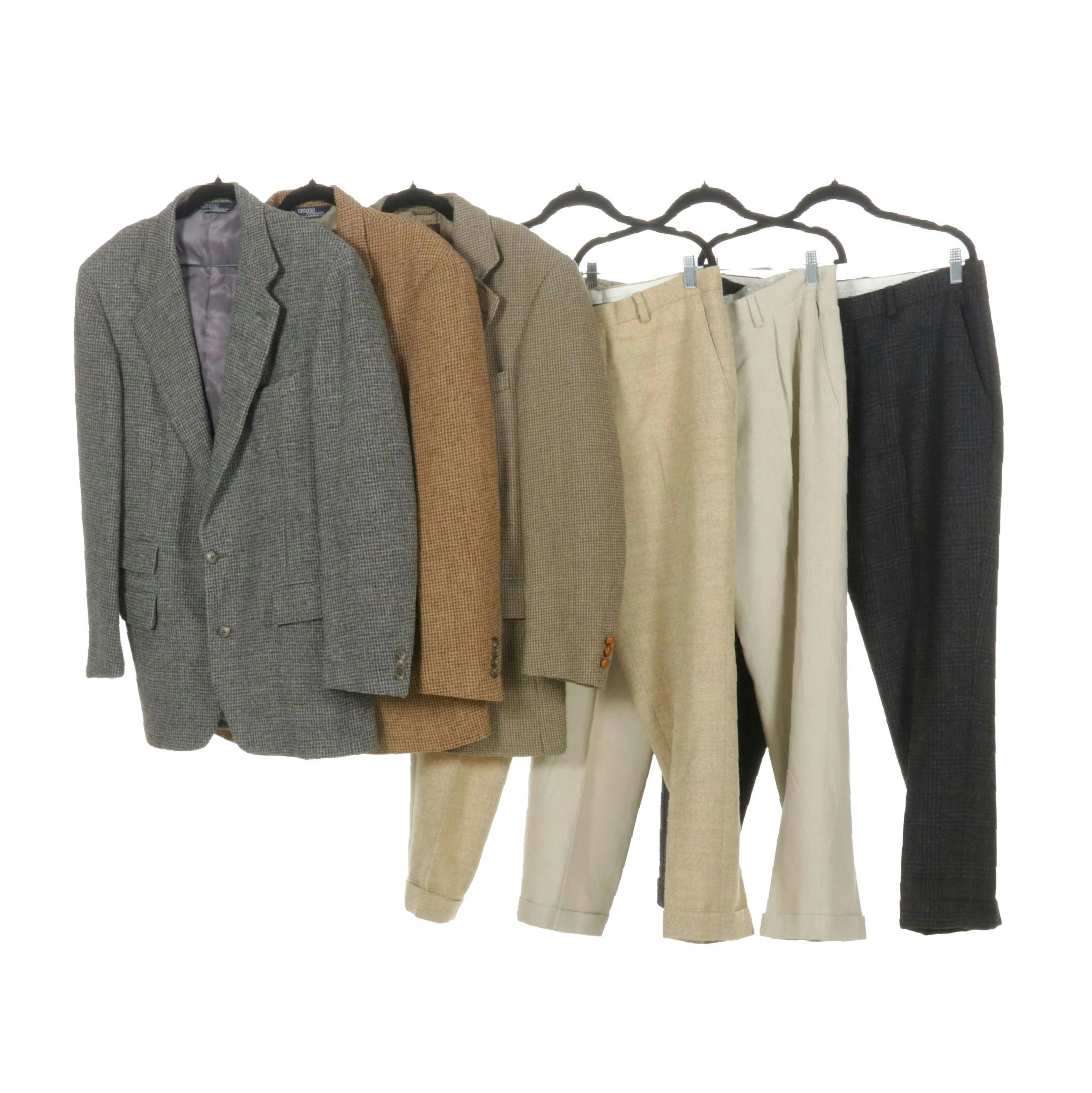 Ralph Lauren Woolen Tweed Sport Coats with Lauren Ralph Lauren Dress Pants