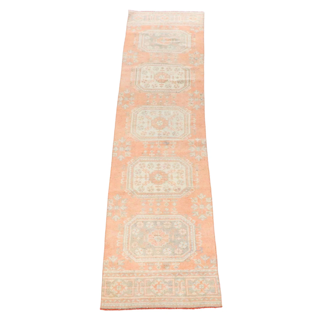 2'8 x 12' Hand-Knotted Turkish Anatolian Carpet Runner