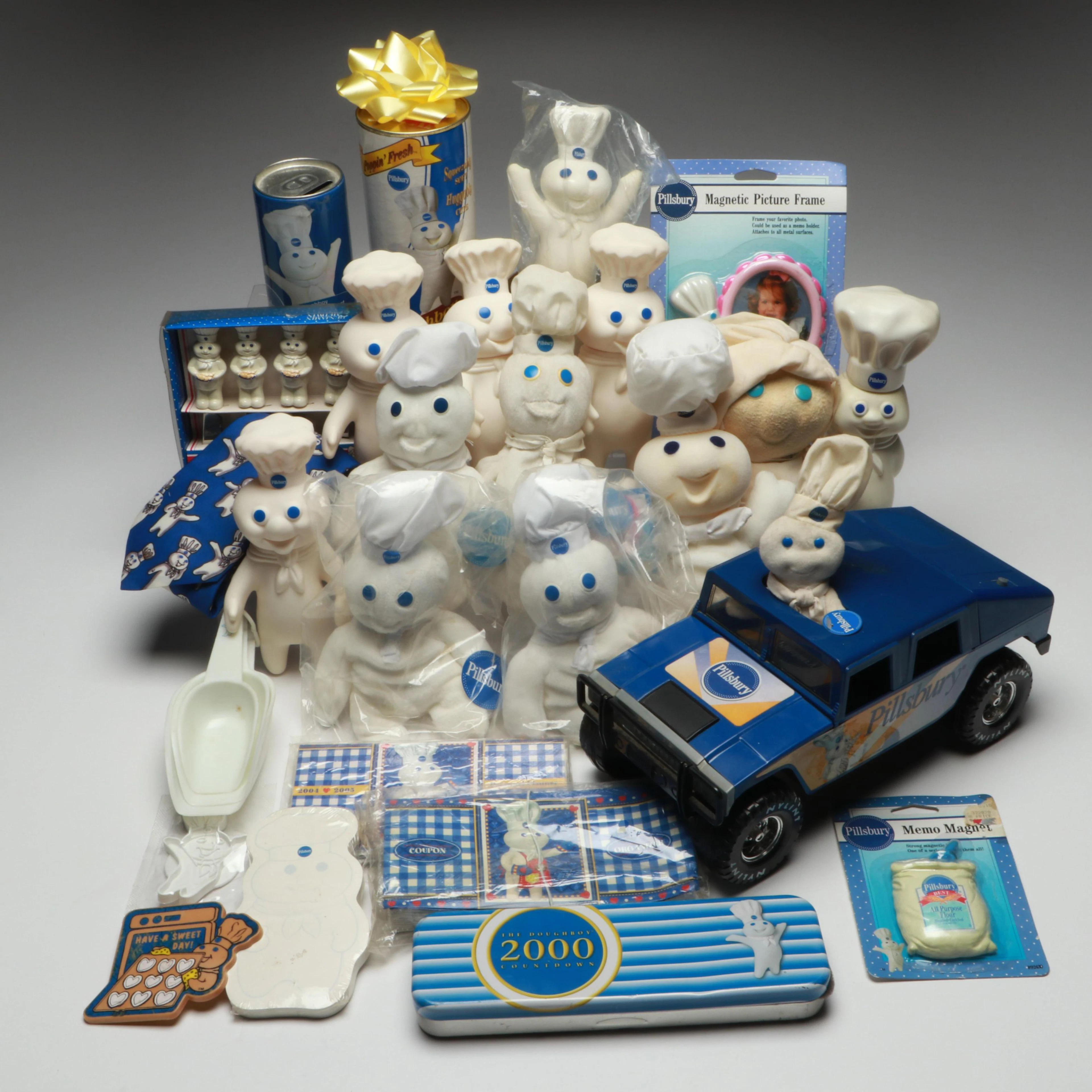 Pillsbury Doughboy 2000 Countdown Watch, Nylint Humvee, and More Memorabilia