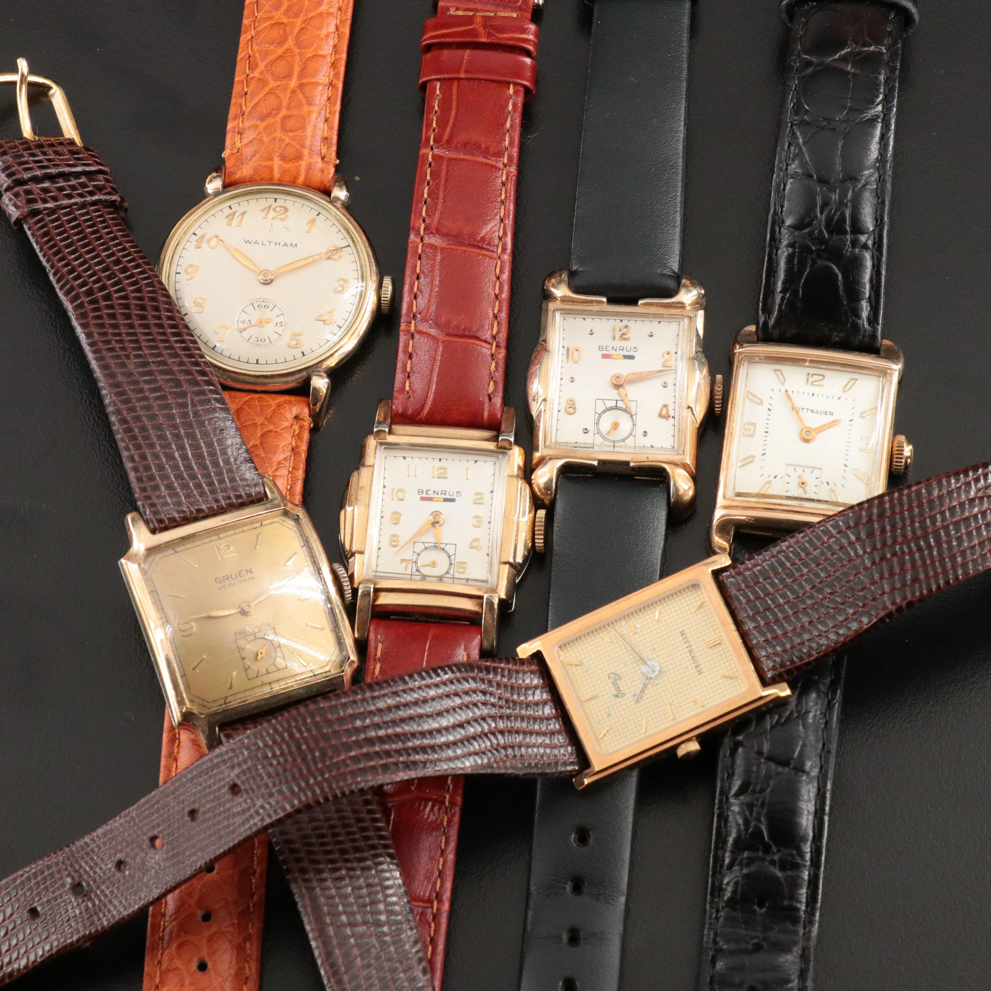 Benrus, Waltham, Greun and Wittnauer Watch Collection