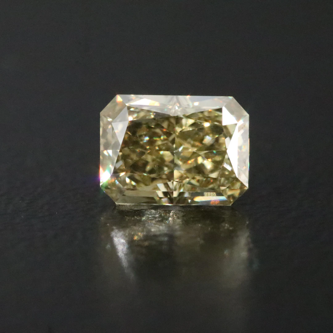 Loose 1.02 CT Fancy Yellow Lab Grown Diamond