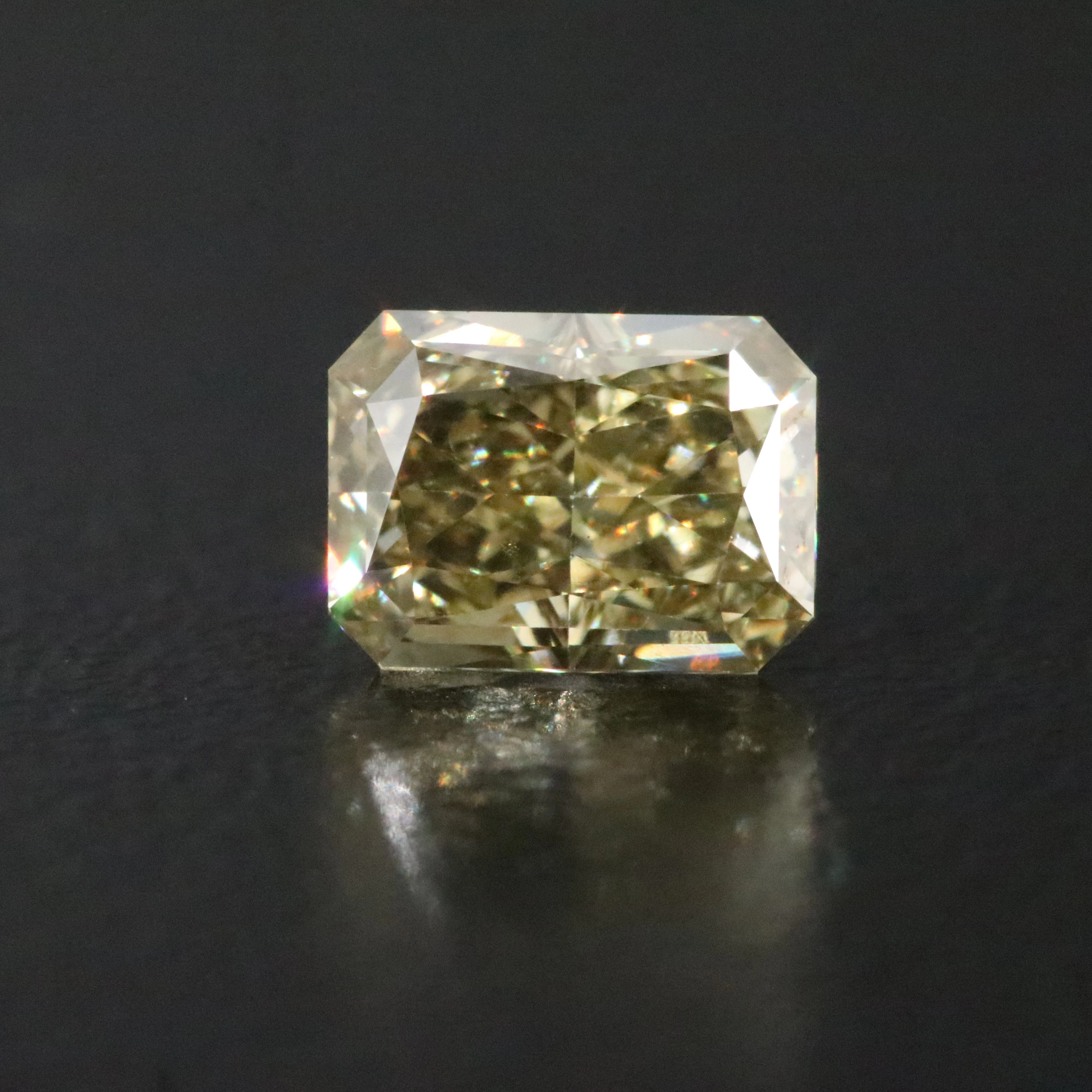Loose 1.02 CT Fancy Yellow Lab Grown Diamond