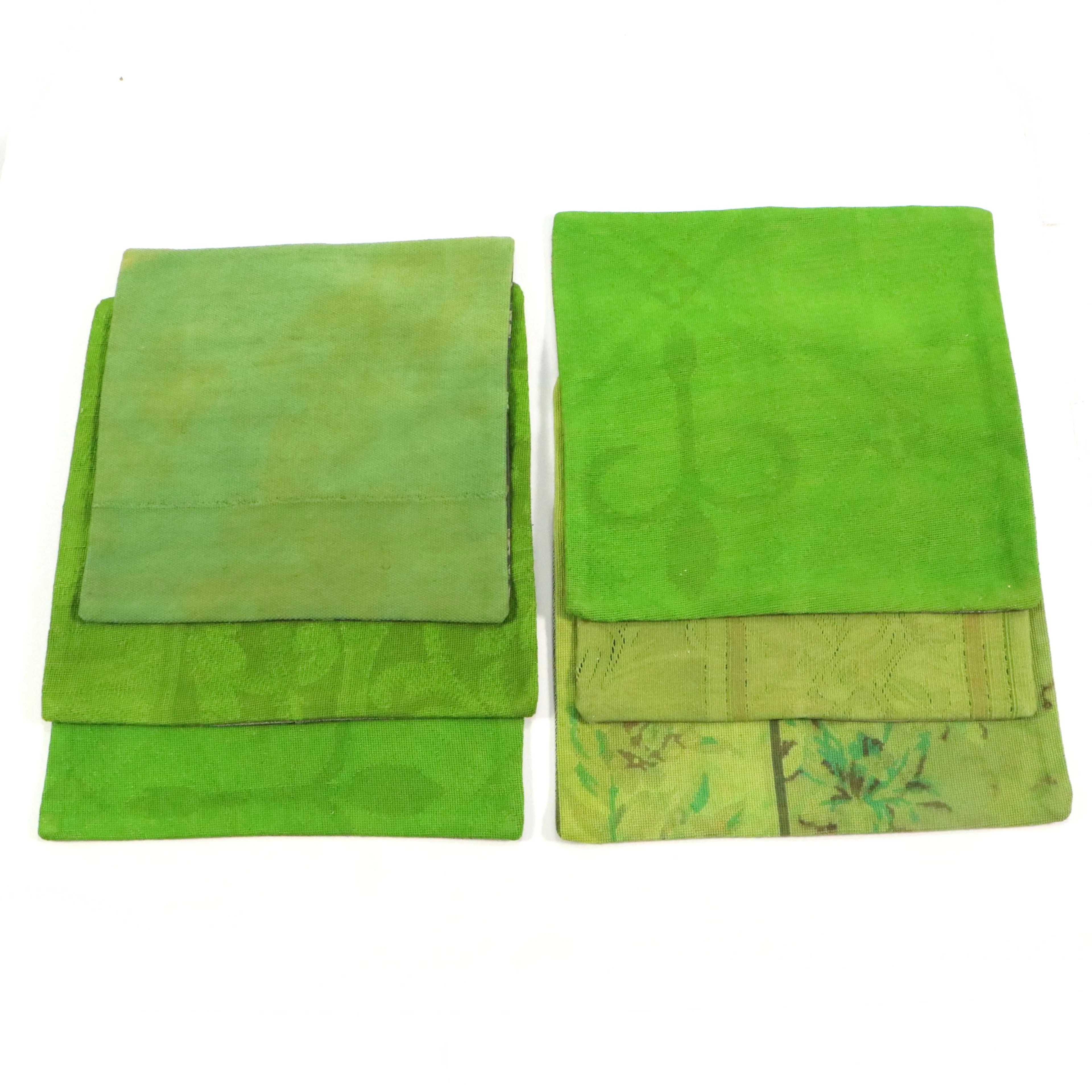 Turkish Overdyed Handwoven Rug Faced Pillow Covers