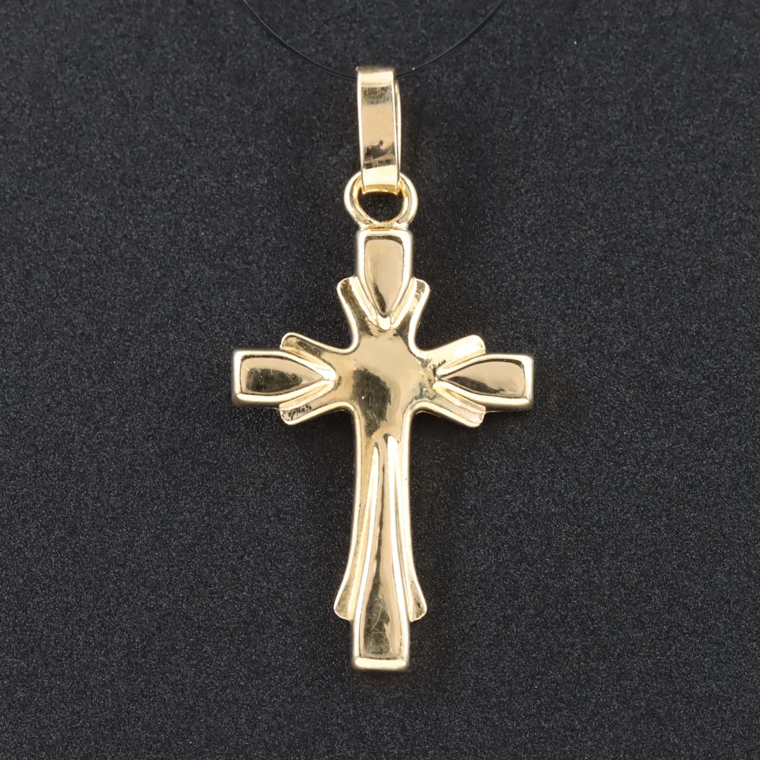 Italian 18K Cross Pendant