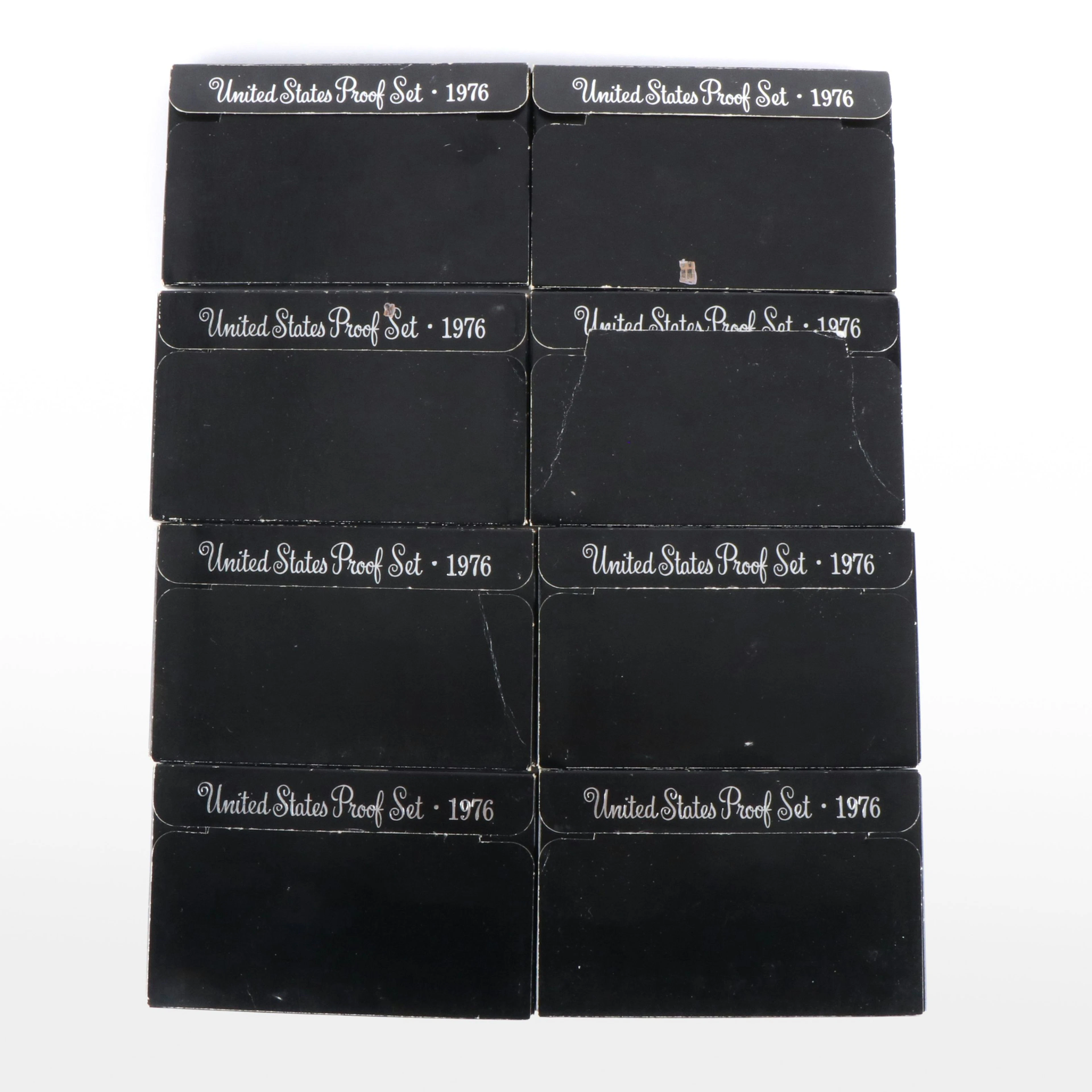 Eight 1976 U.S Bicentennial Proof Sets