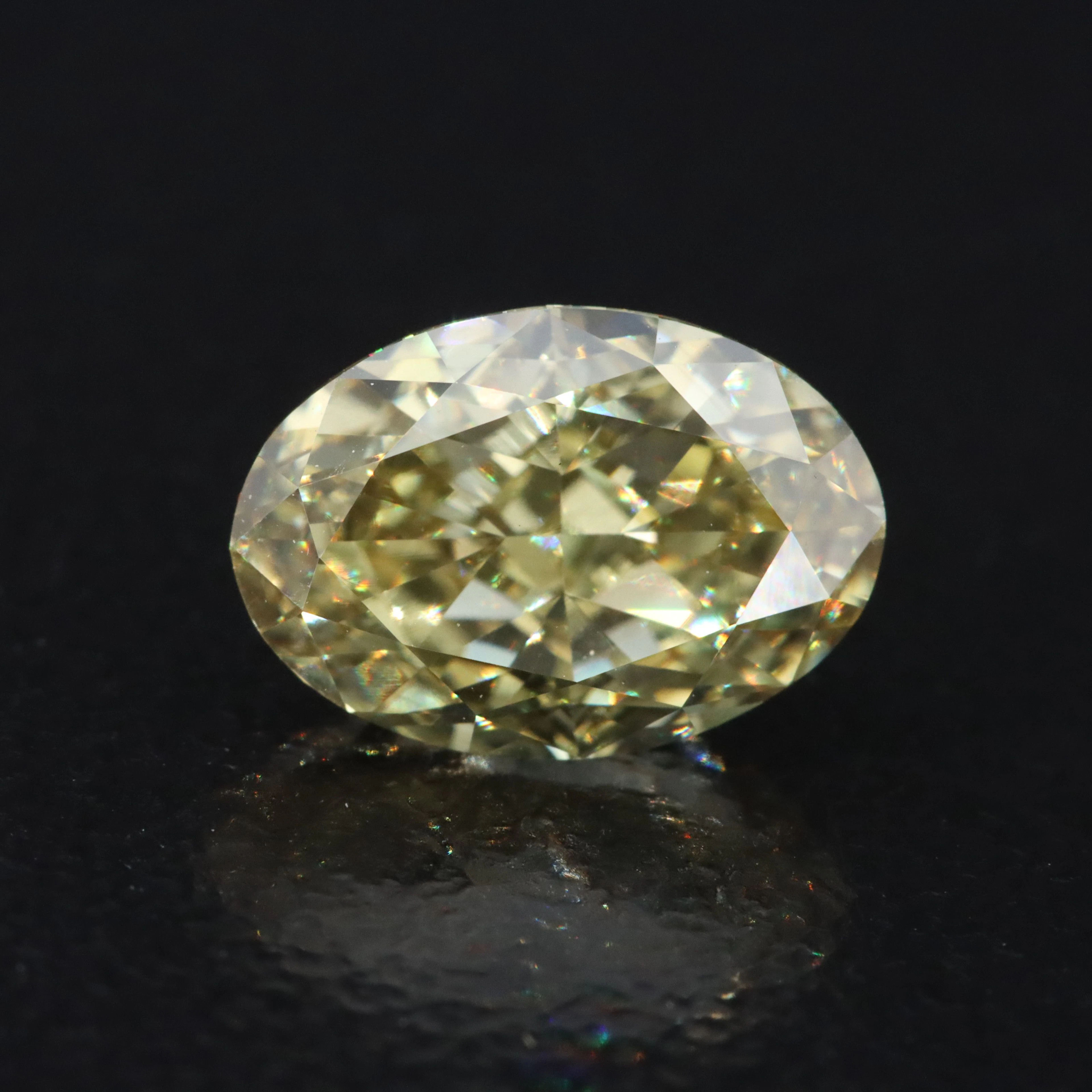 Loose 2.02 CT Fancy Yellow Lab Grown Diamond