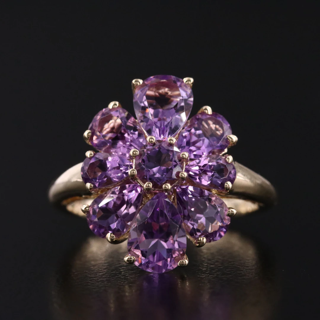 14K Amethyst Ring