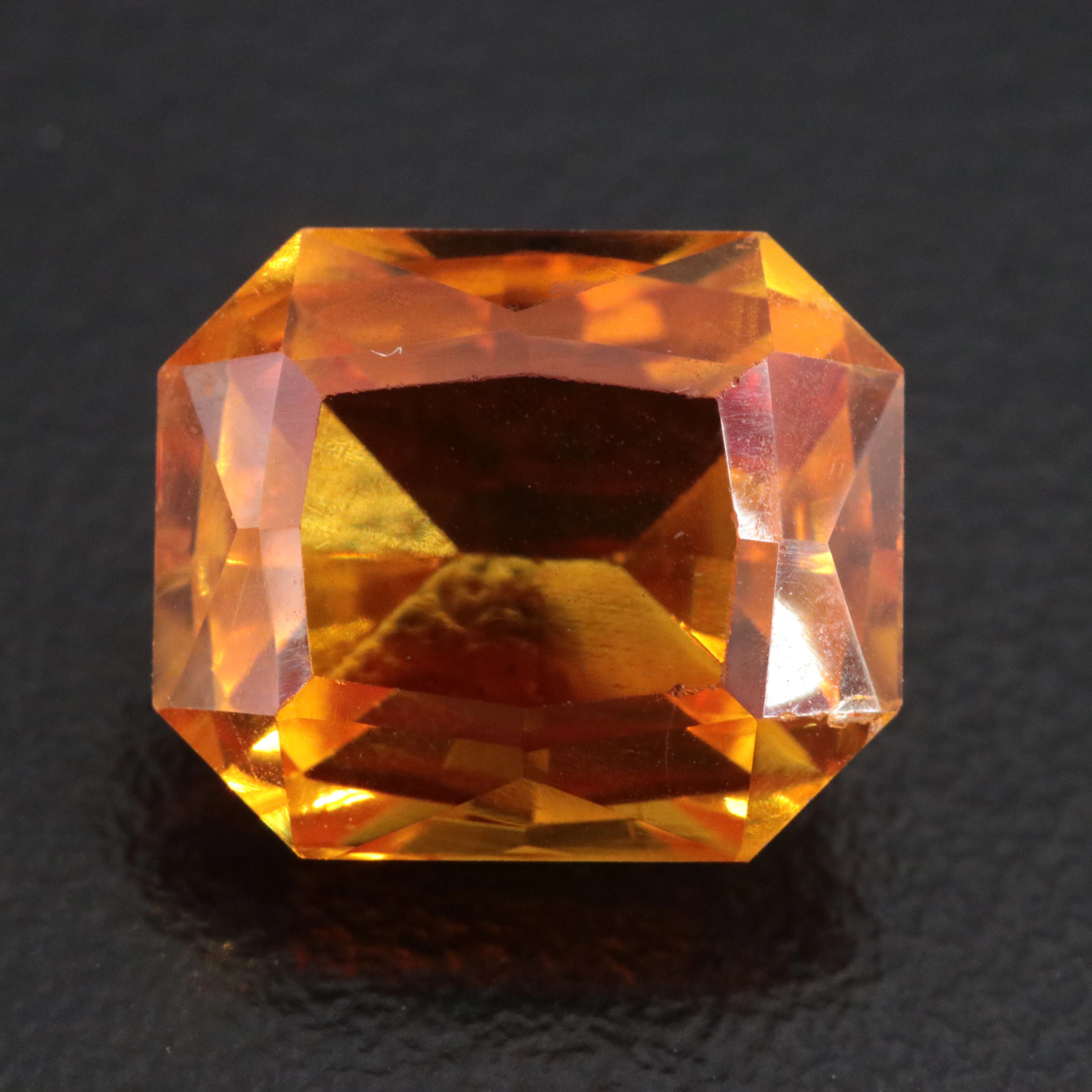 Loose 9.68 CT Lab Grown Sapphire