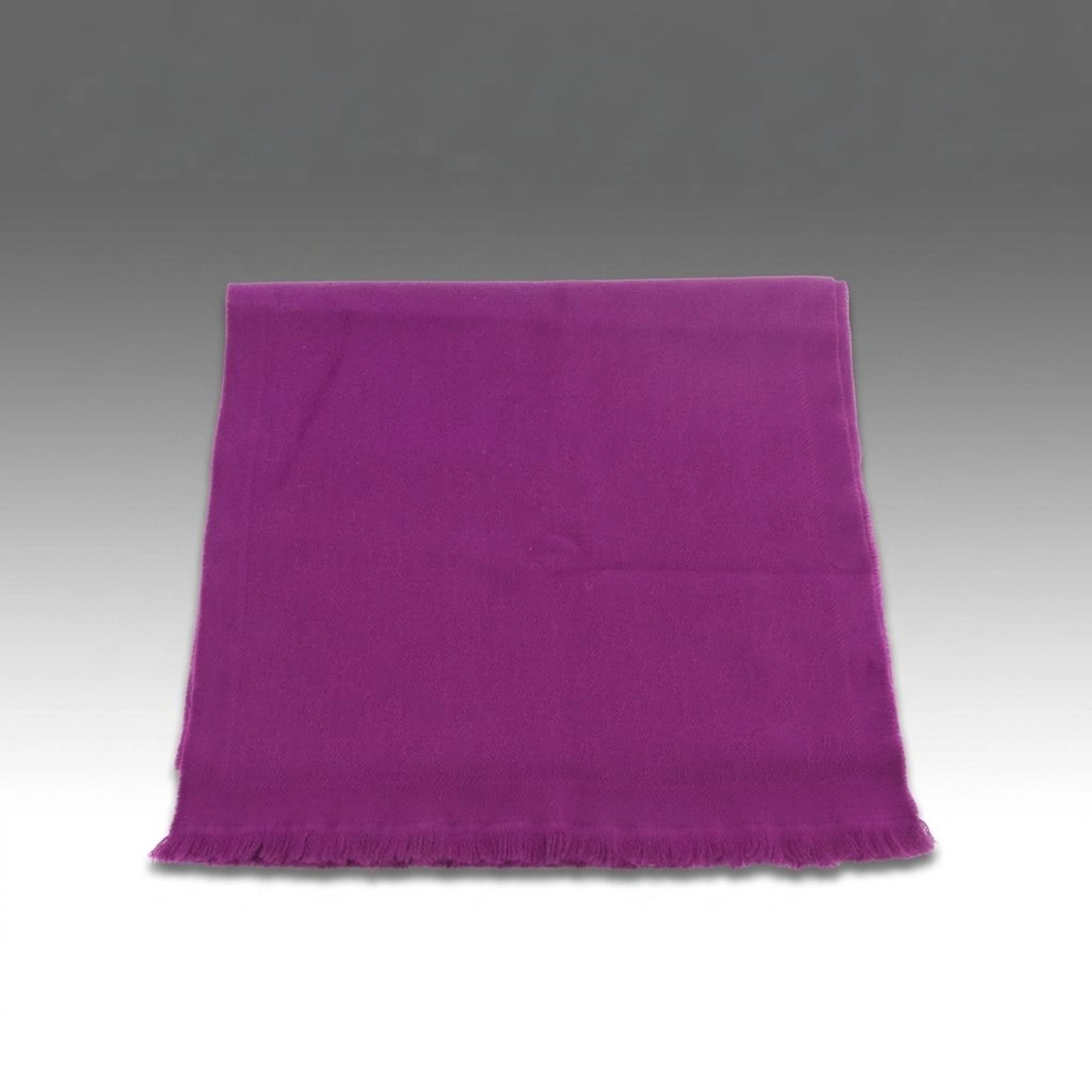 Gucci GG Scarf in Purple Jacquard Wool