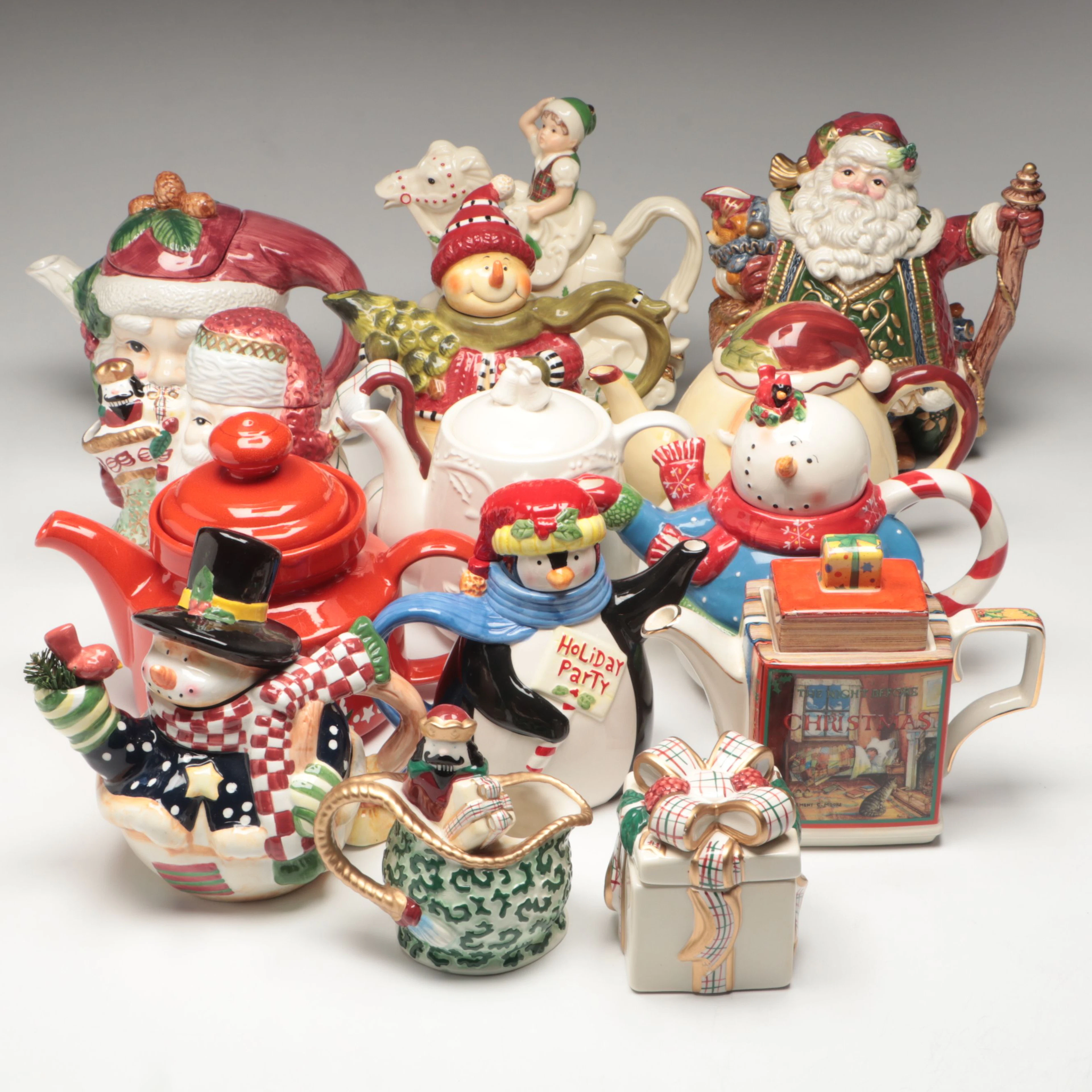 Sadler "The Night Before Christmas" Ceramic Teapot with More Novelty Teaware