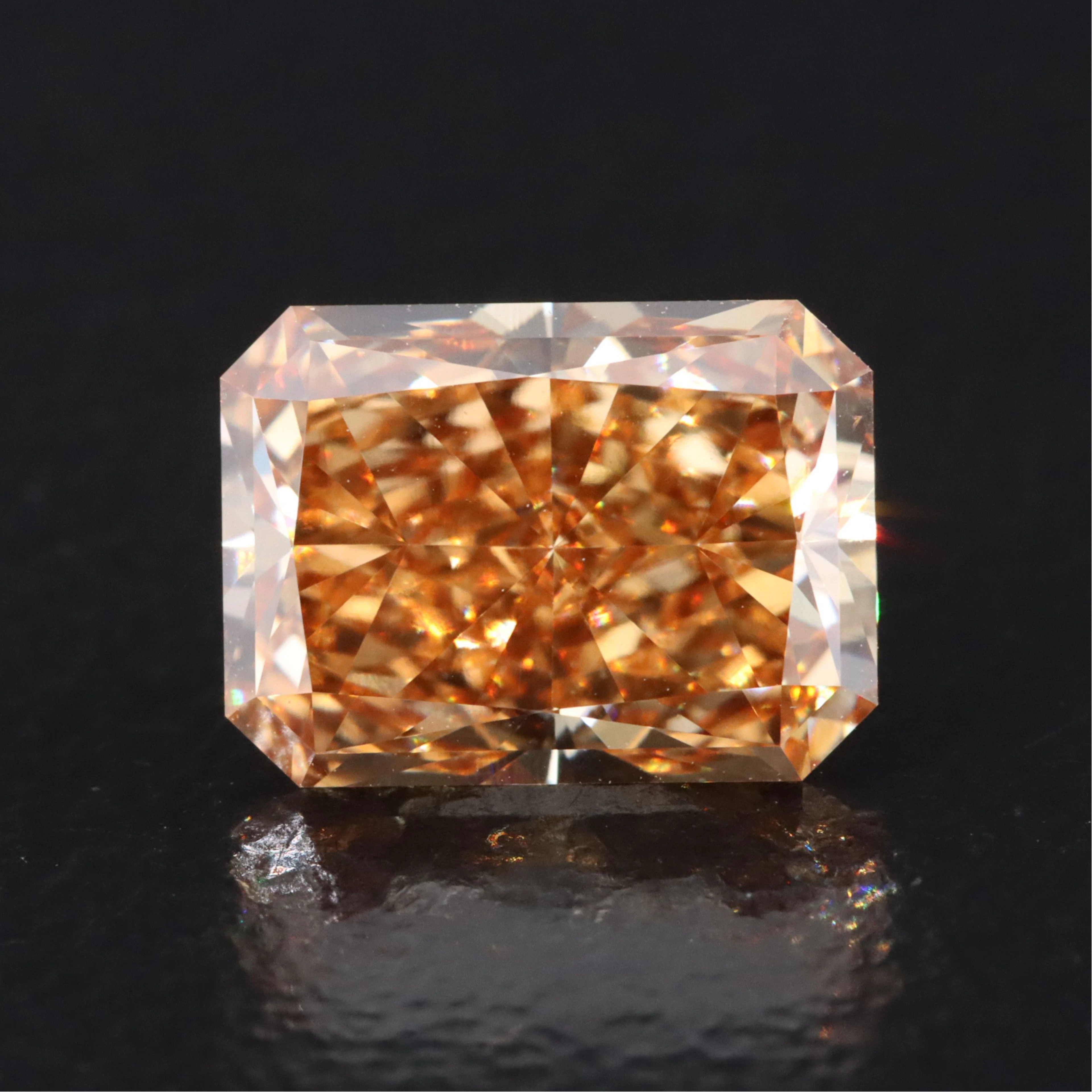 Loose 2.02 CT Fancy Orange Lab Grown Diamond