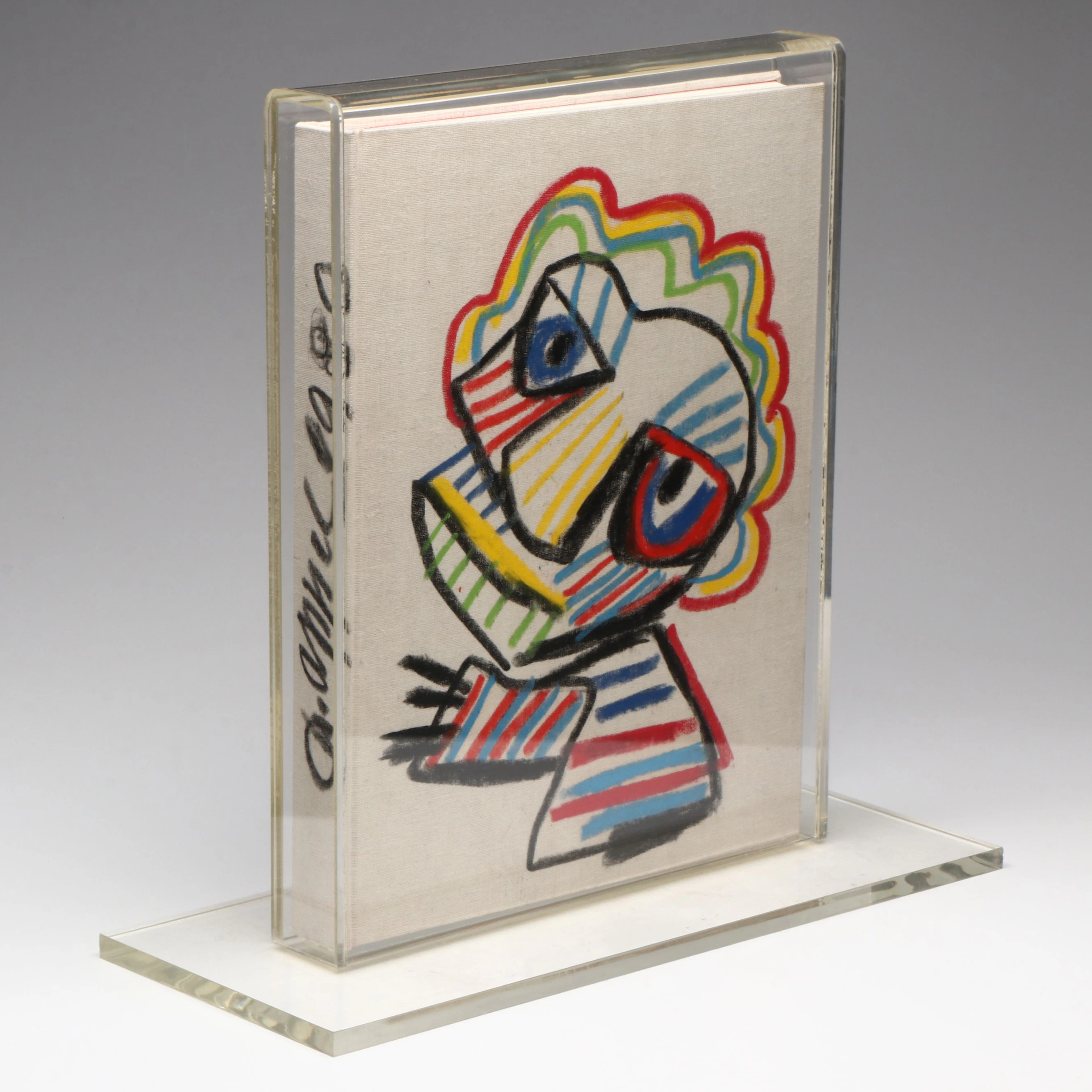 Karel Appel Limited Edition Art Book "Karel Appel: Works on Paper," 1980