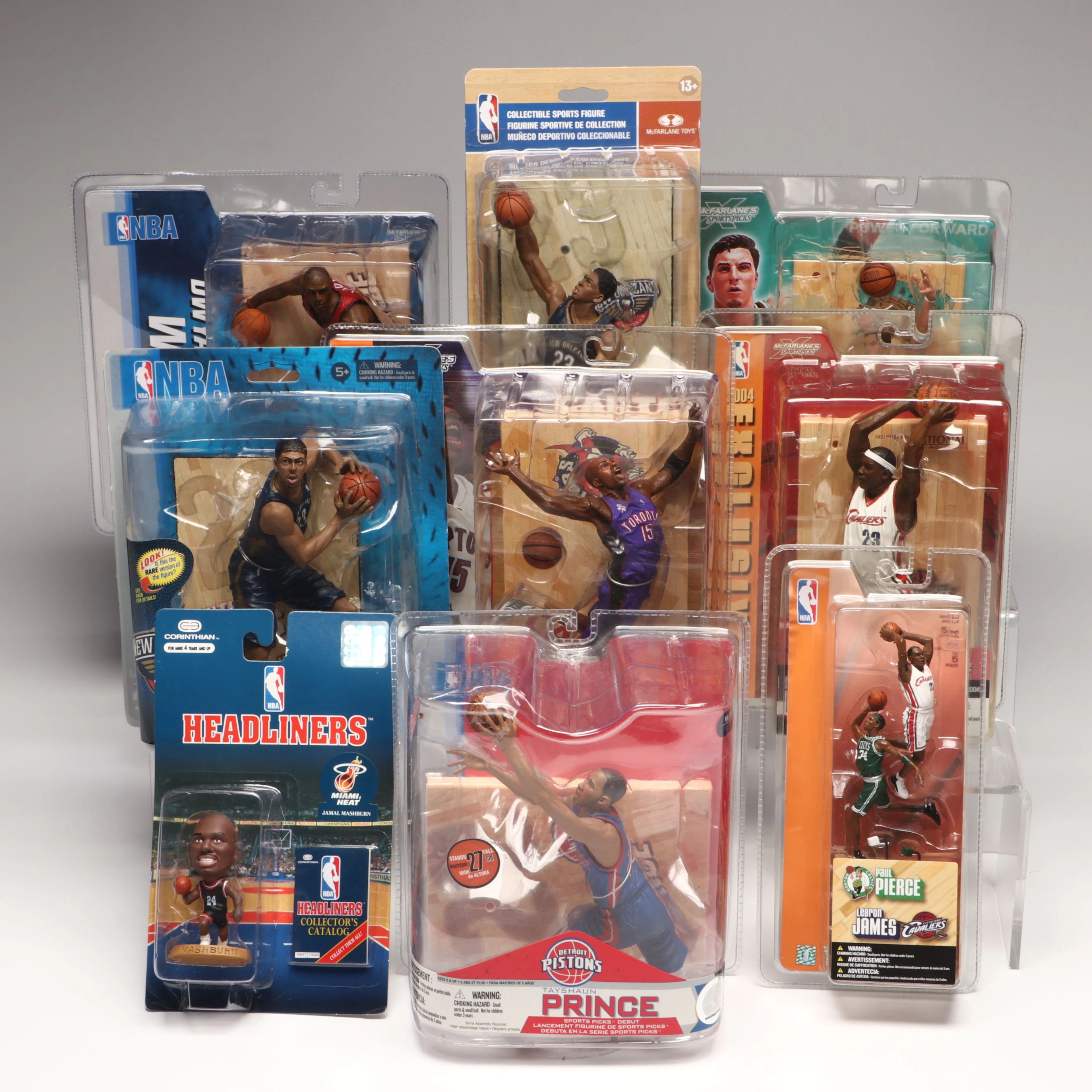 McFarlane LeBron James, Pau Gasol, Anthony Davis and Other NBA Figures