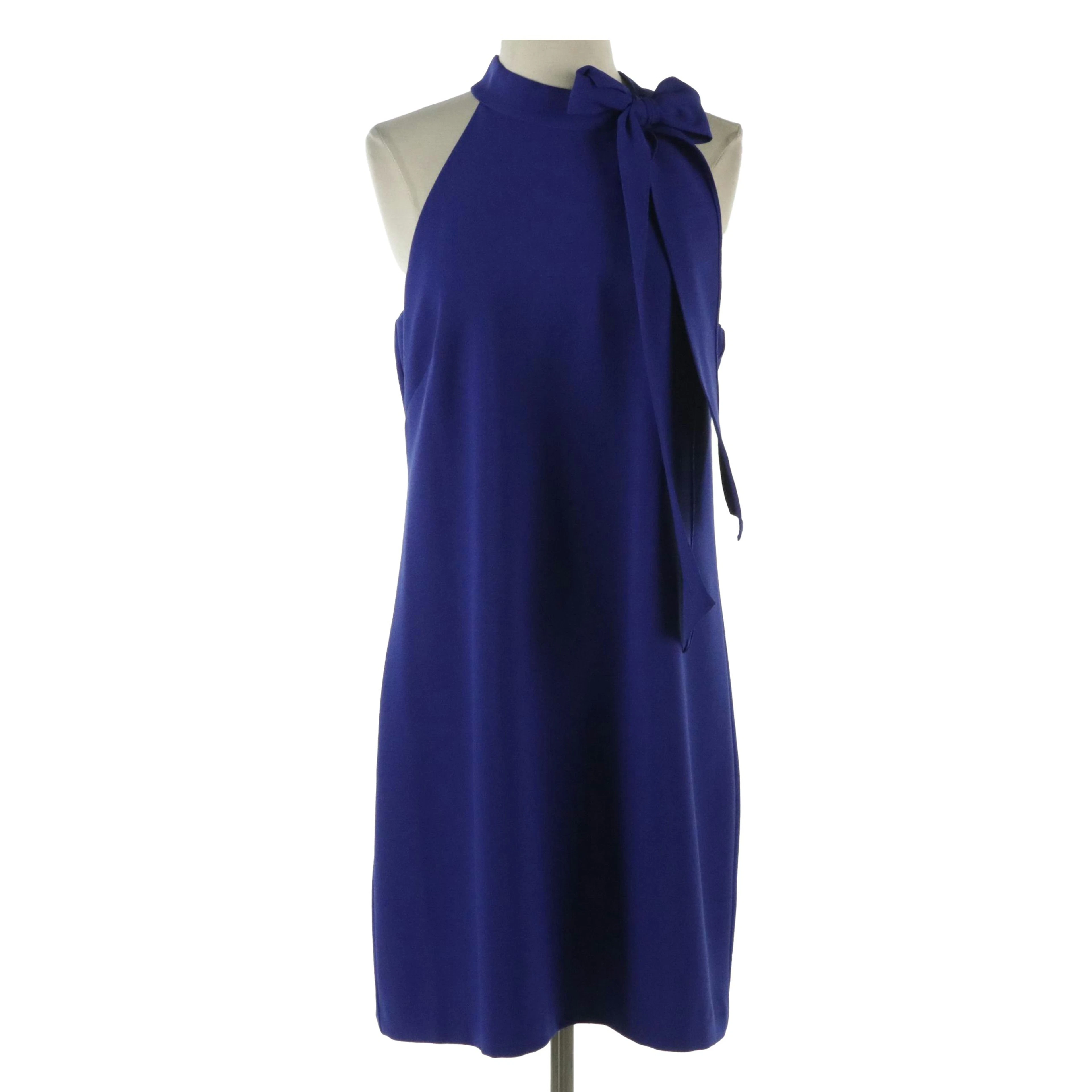 Vince Camuto Royal Blue Sleeveless Dress with Bow Detail; Retains Tag