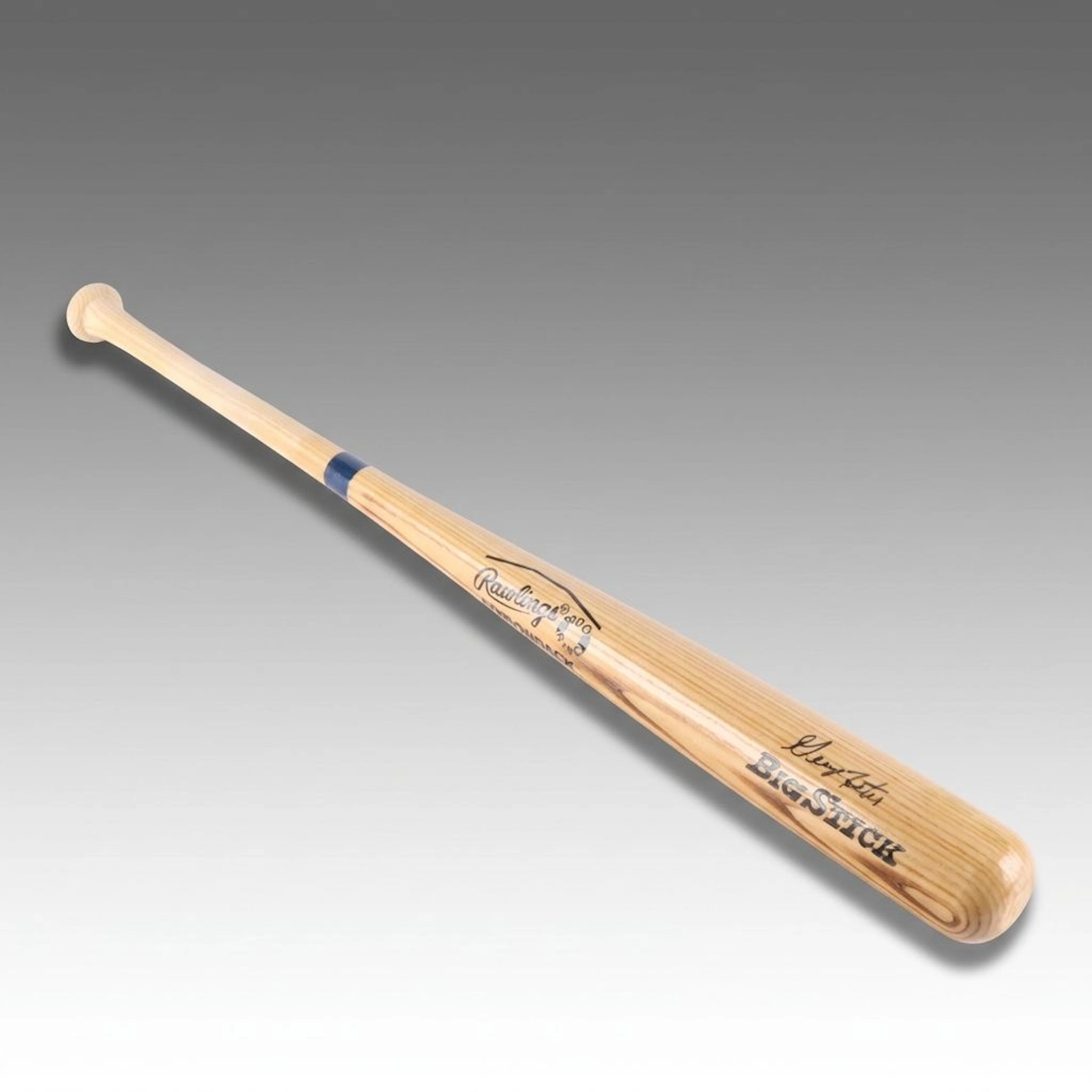 George Foster Signed Rawlings Adirondack Baseball Bat, Cincinnati Reds