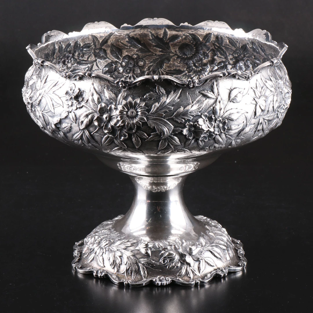 S. Kirk & Son Co. Sterling Repoussé Maryland Line Veteran Trophy, 1912