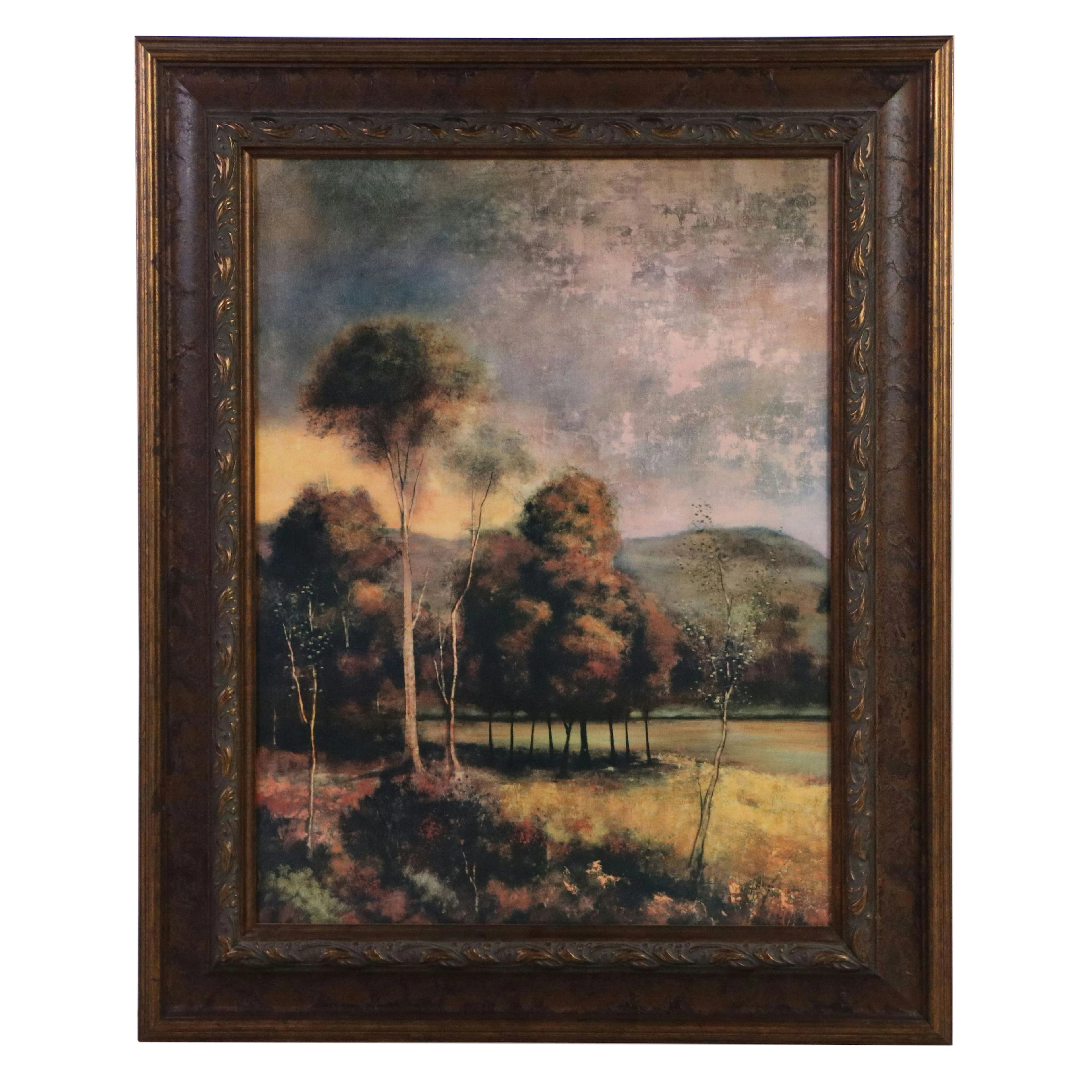 Landscape Offset Lithograph "Autumn Beauty"